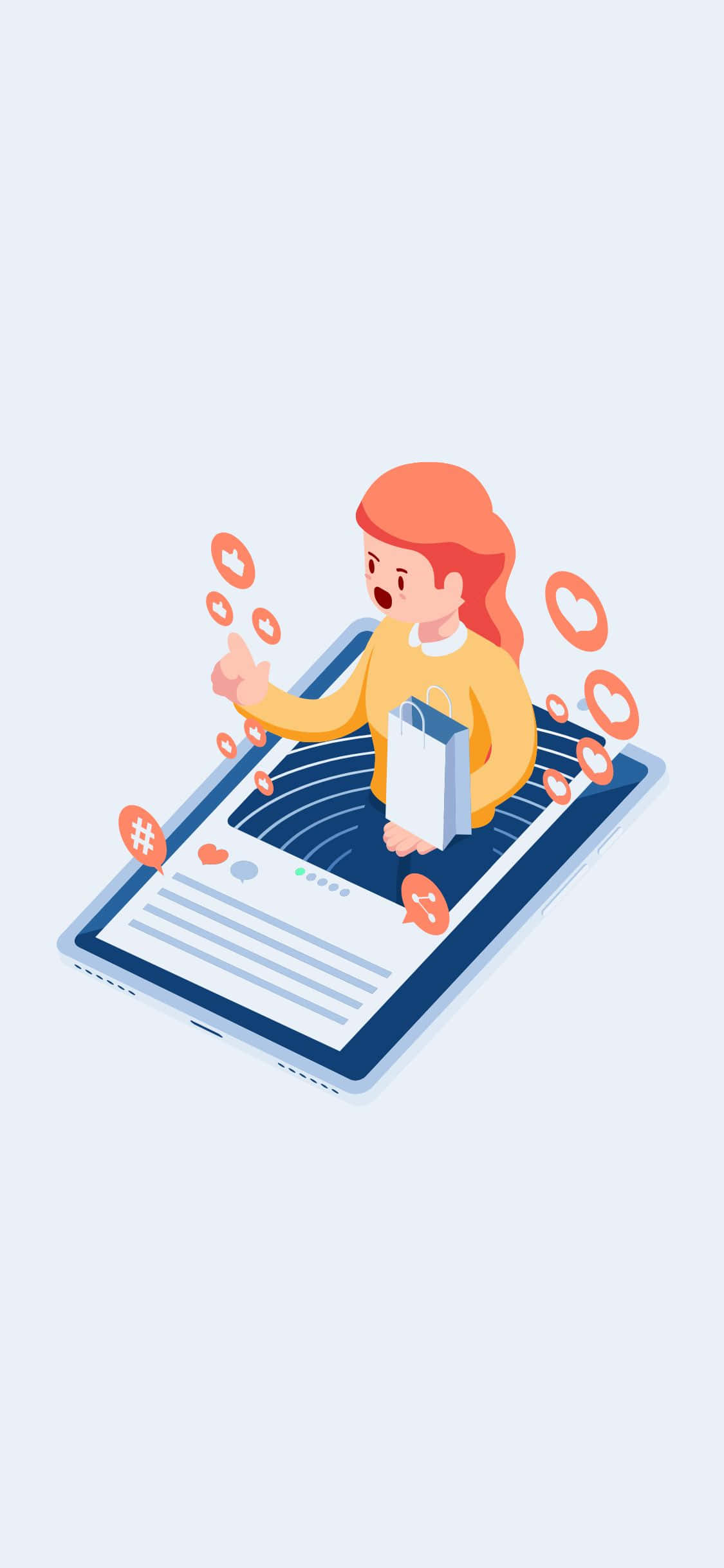 새로운 iPhone X Social 소개: 끊임없이 진화하는 디지털 세상을 위한 혁신적인 폰 배경화면