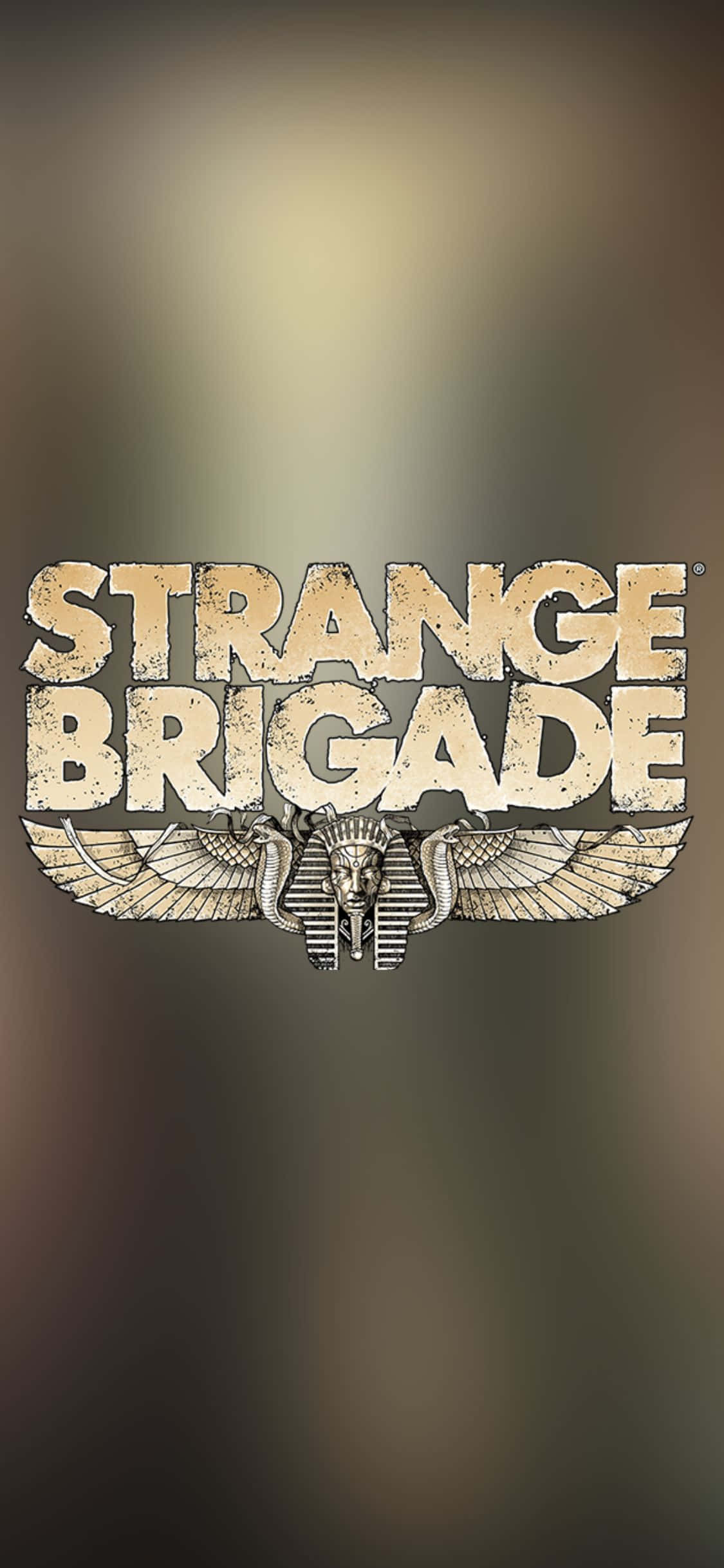 iPhone X Strange Brigade 배경화면 로고 배경화면