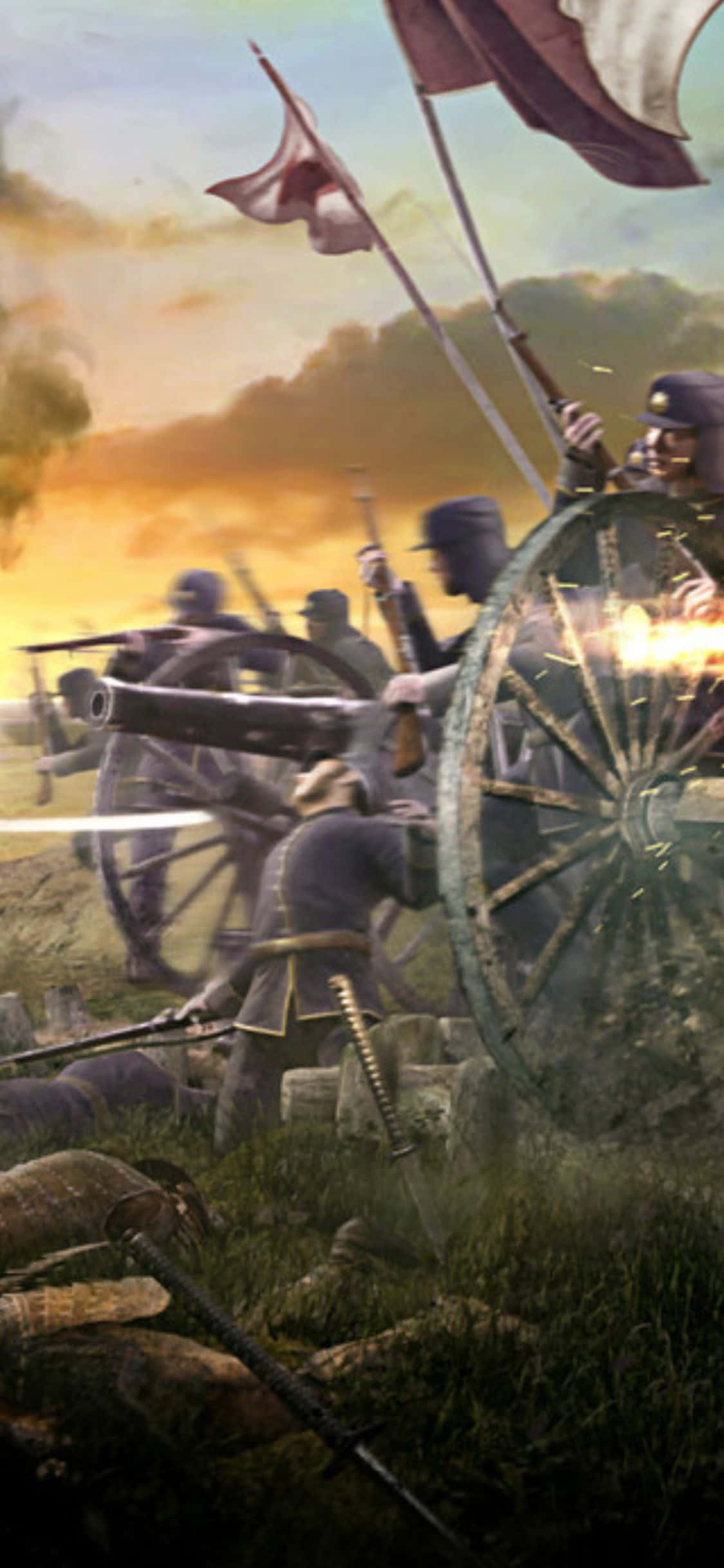 iPhone X Total War Shogun 2 배경 배경화면
