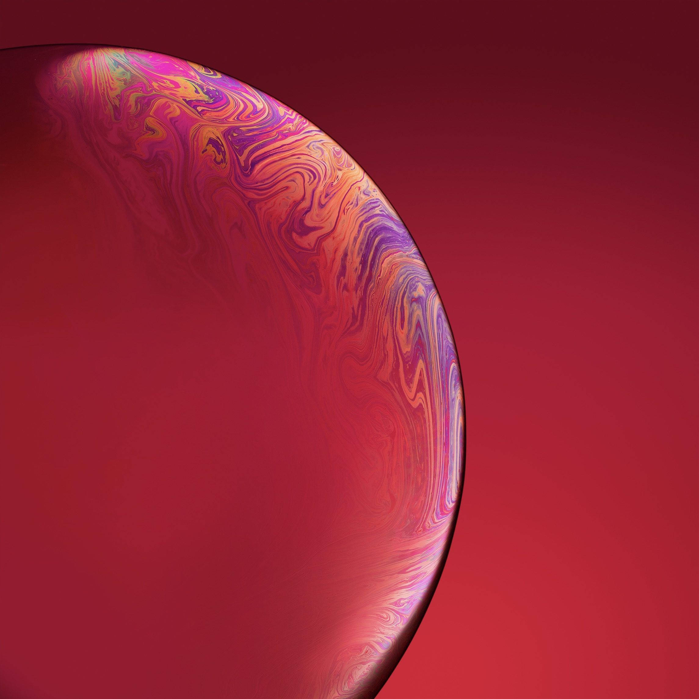 대담한 레드 iPhone XR 배경화면