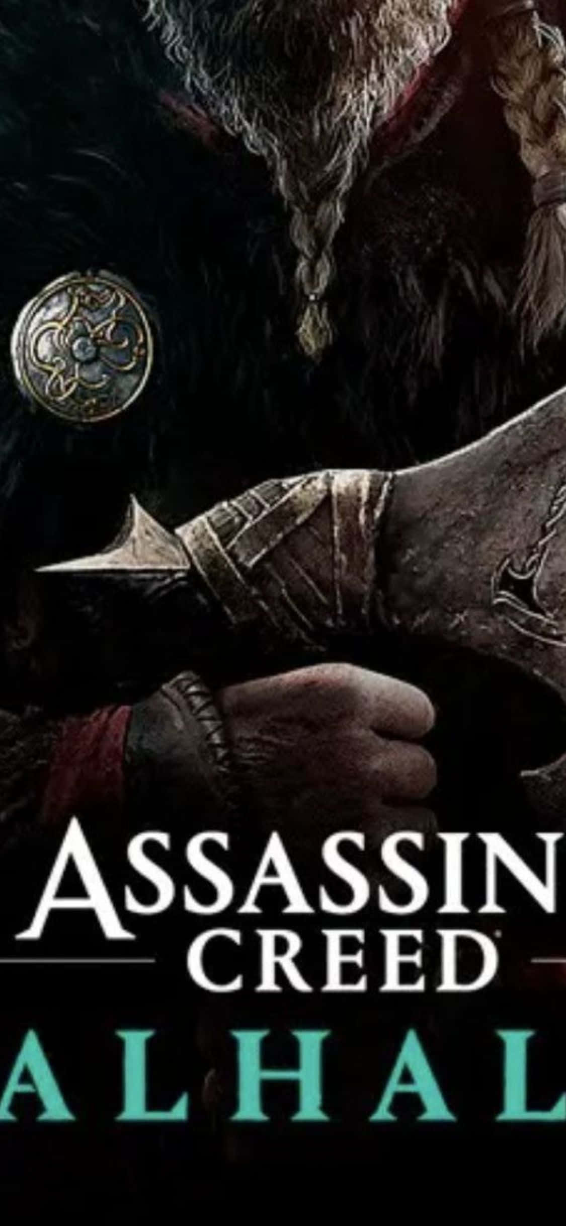 iPhone XS Assassin's Creed Valhalla 게임 타이틀 포스터 배경 배경화면