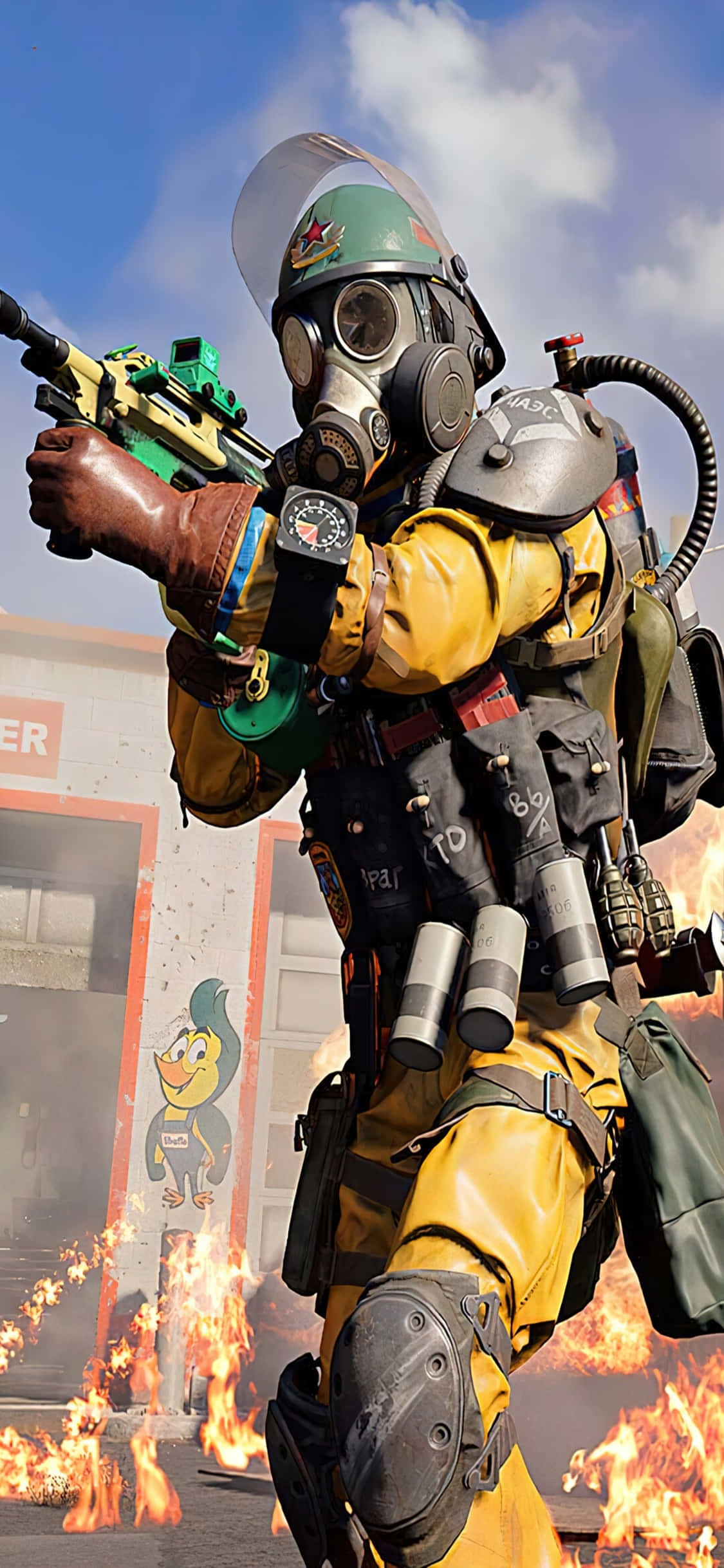 iPhone XS Call of Duty Black Ops Cold War Antonov 팩 배경화면