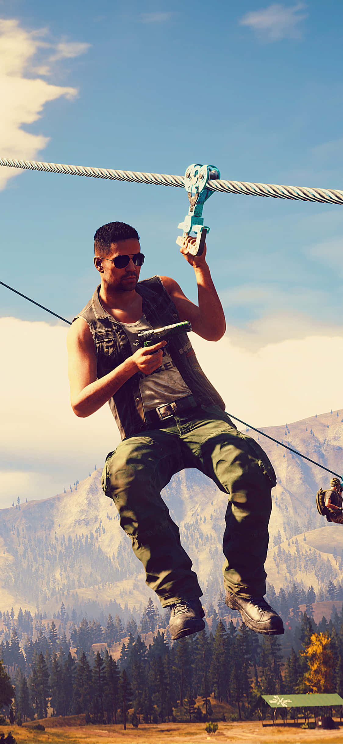 iPhone Xs Far Cry 5: 짜릿한 액션과 오픈월드 모험을 경험하세요 배경화면