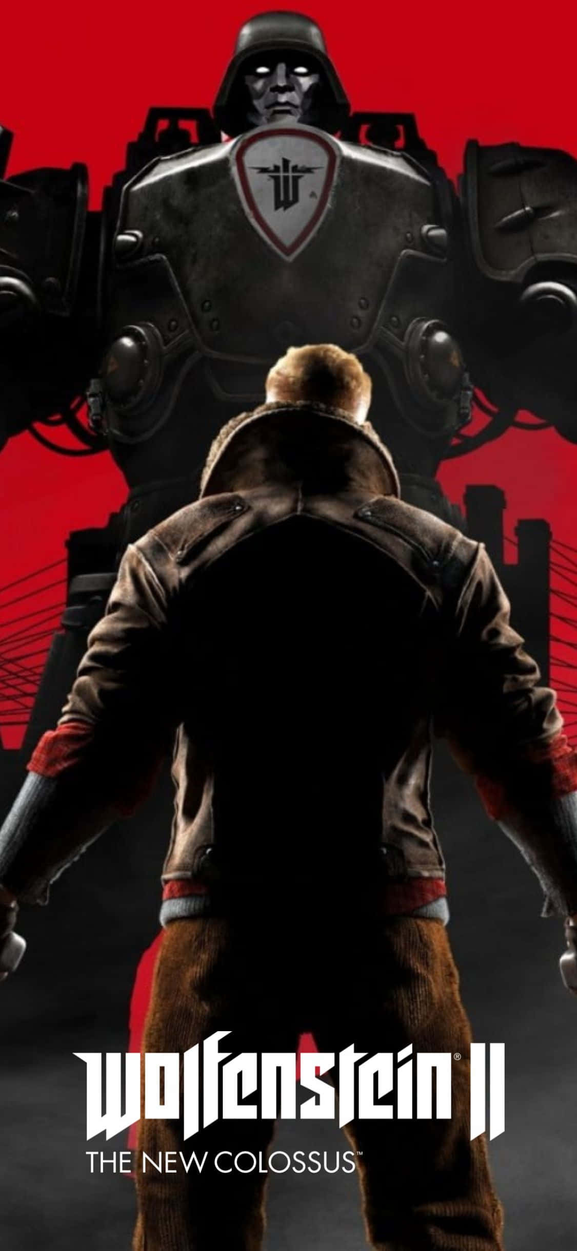 iPhone Xs 울펜슈타인 II 대결 배경 배경화면