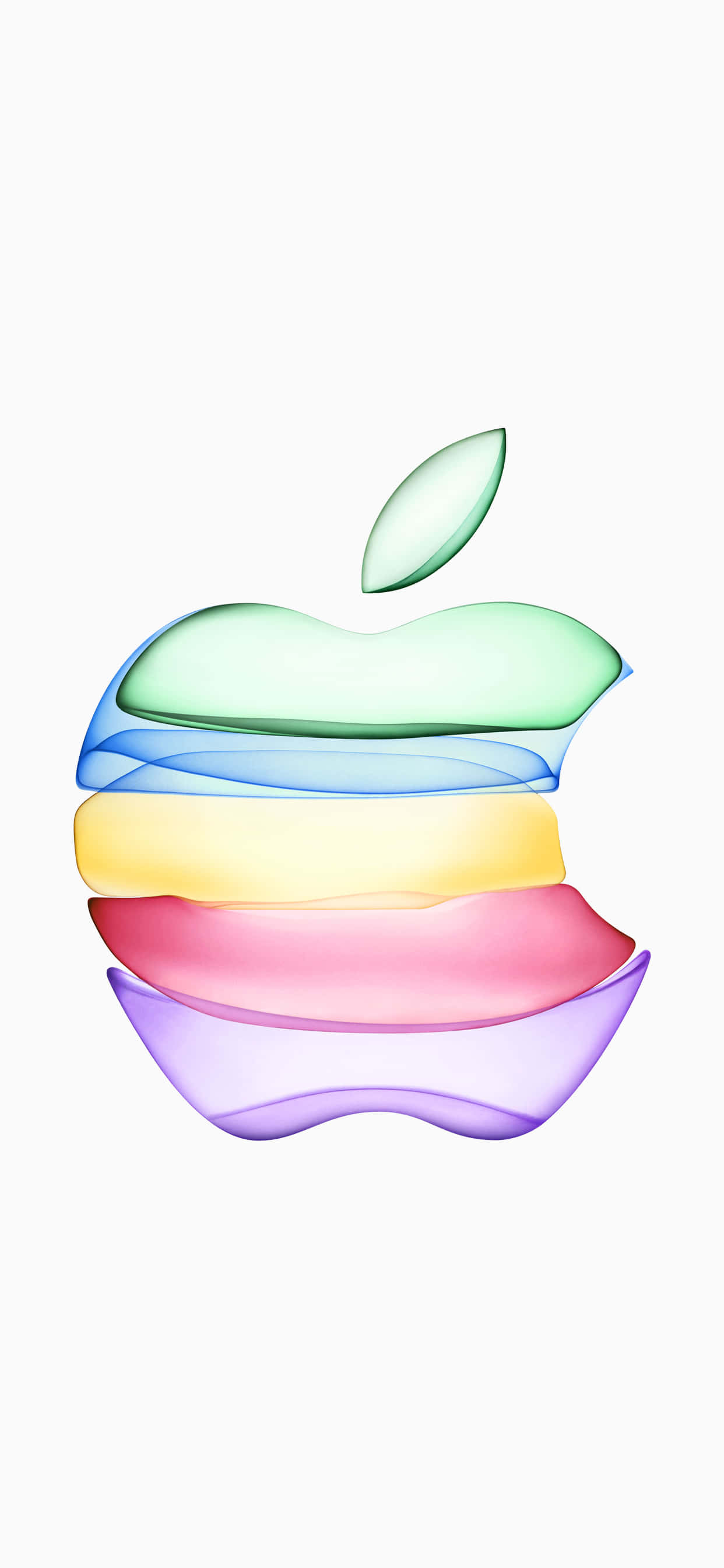 iPhone Xs Max Apple 배경화면 화려한 Apple 로고 배경화면