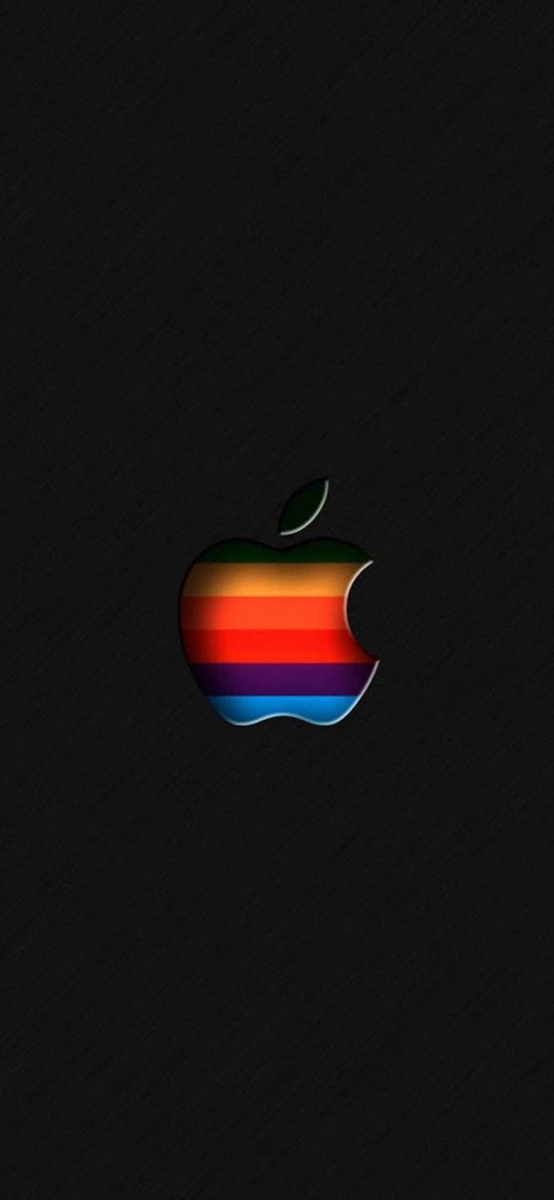 iPhone Xs Max Apple 배경 오렌지 색조 배경화면