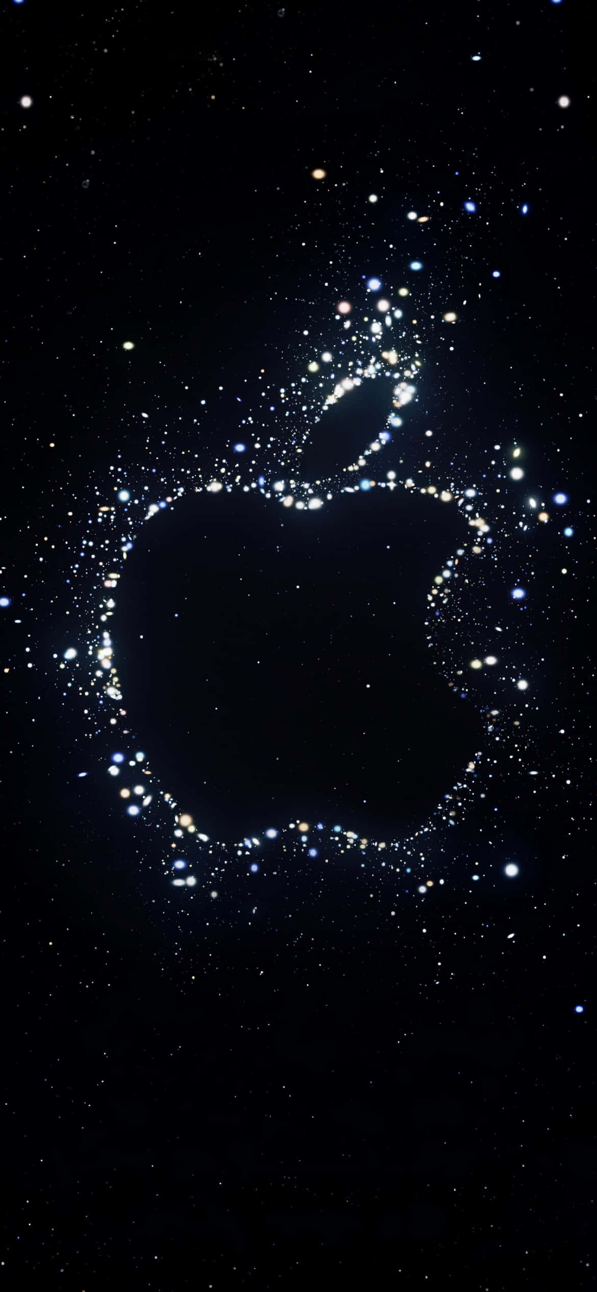 iPhone Xs Max Apple 배경화면 빛 입자 배경화면