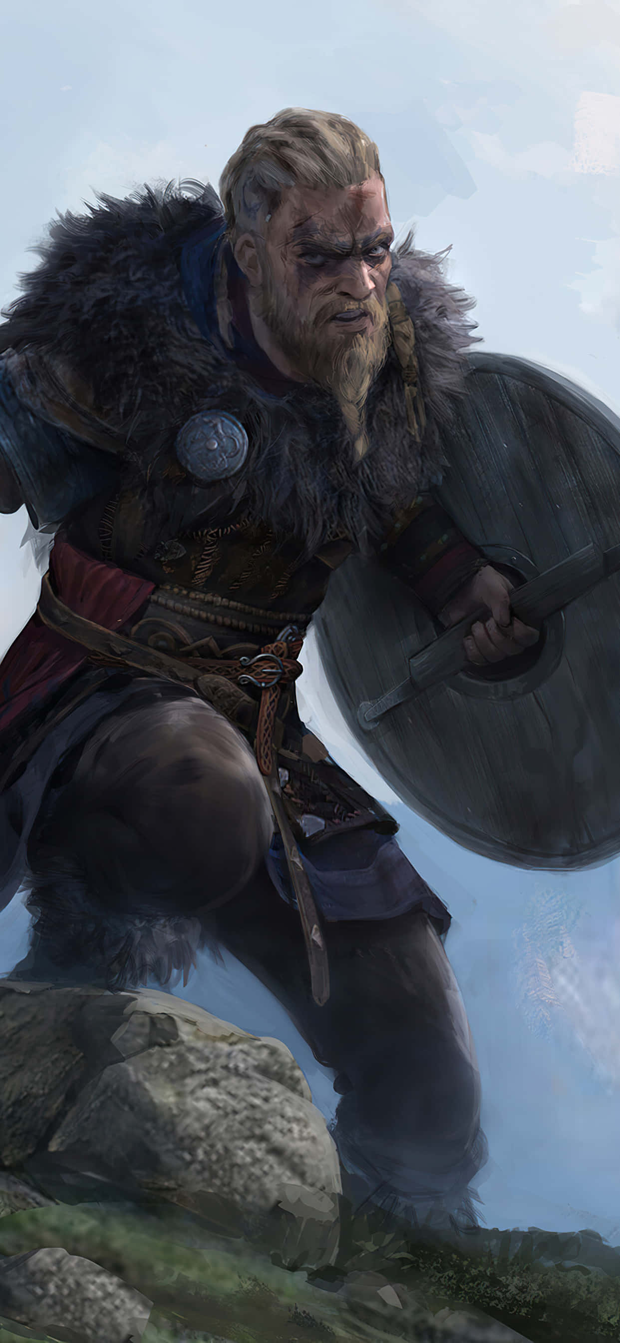 액션 롤플레잉 게임 iPhone Xs Max Assassin's Creed Valhalla 배경화면