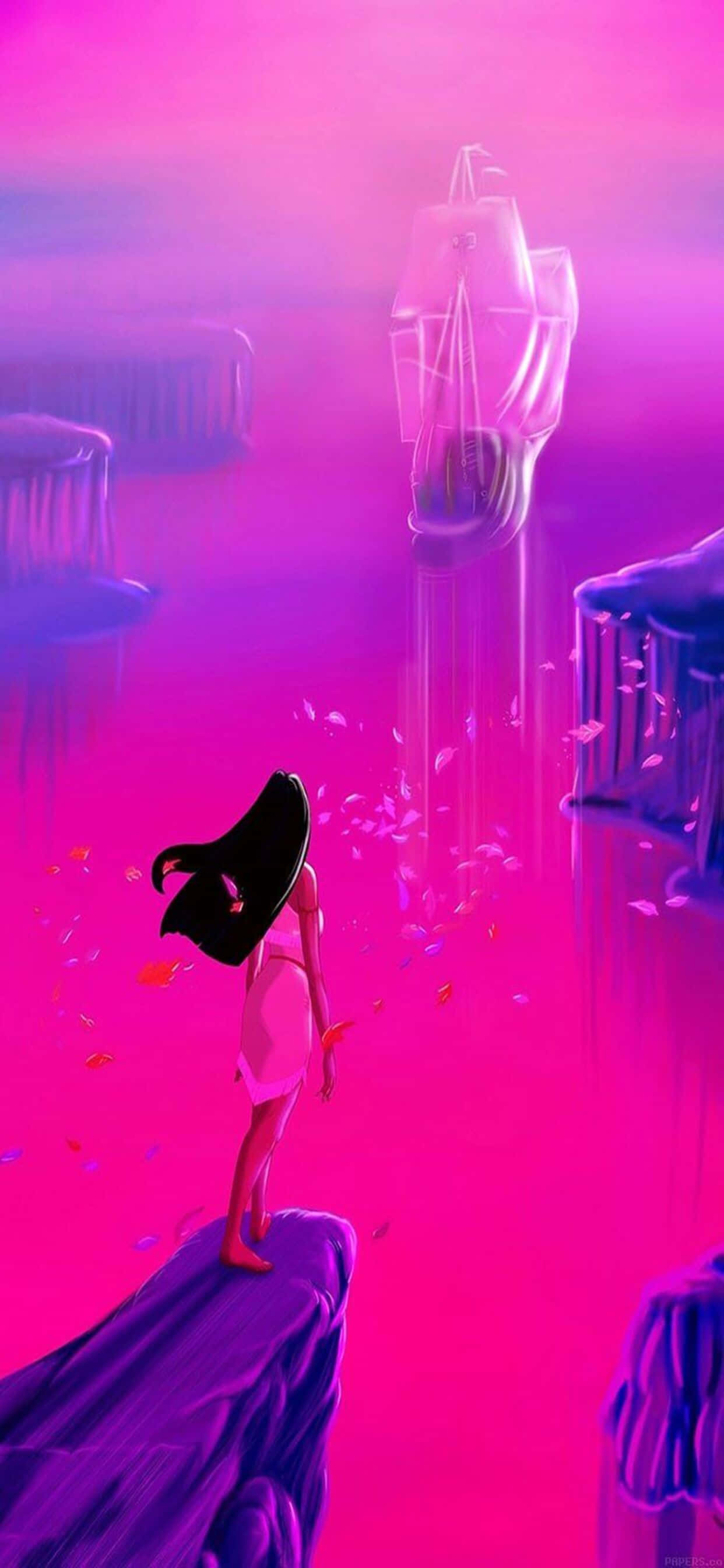 iPhone Xs Max Disney로 끝없는 즐거움을 준비하세요! 배경화면