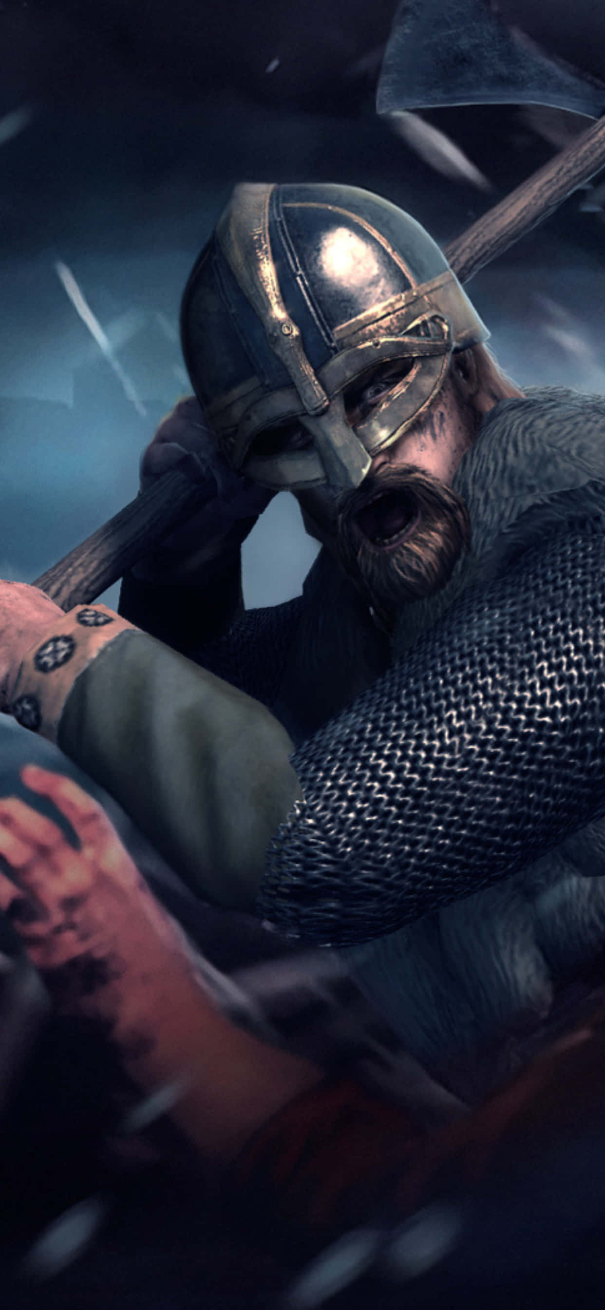 iPhone XS Max Total War Attila 무자비한 기사 배경화면