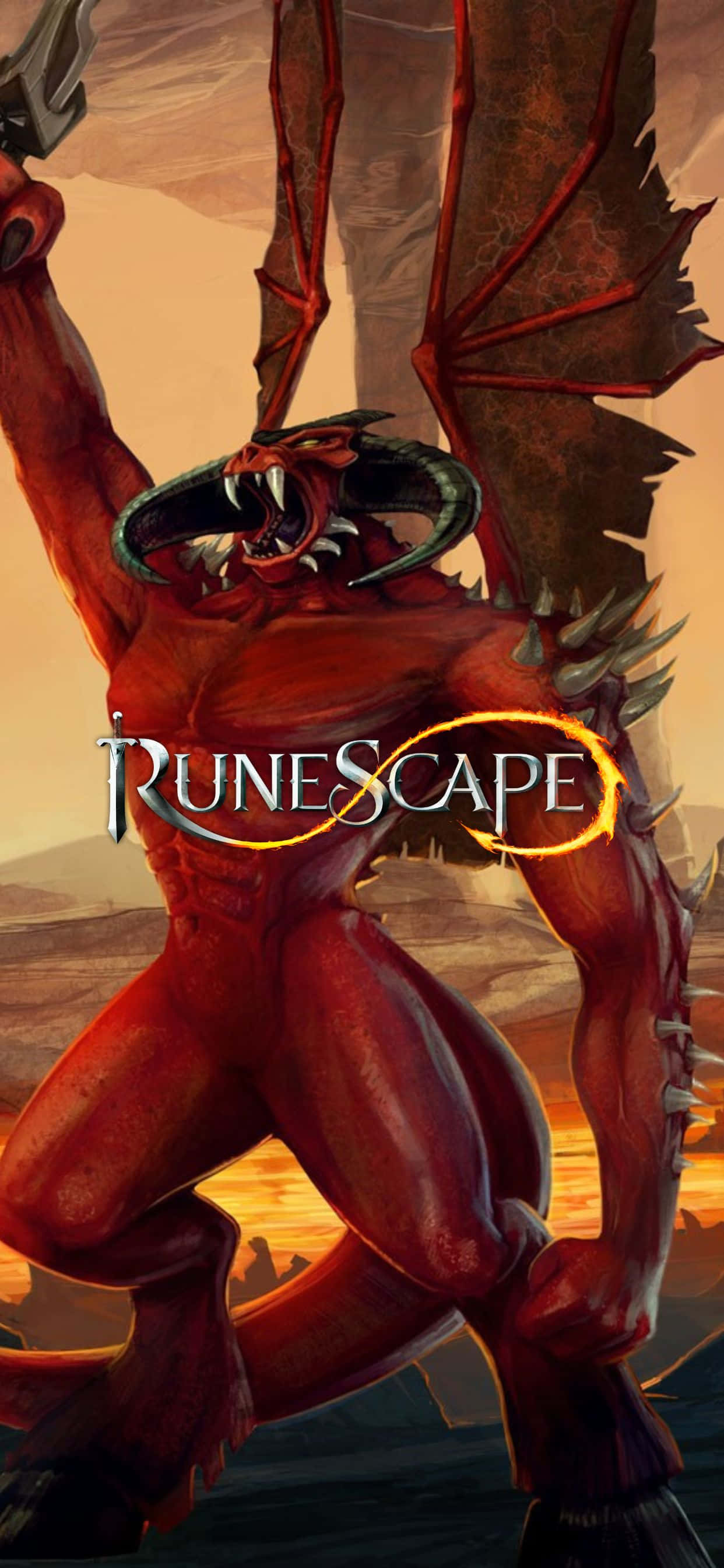 iPhone Xs Max에서 Runescape의 세계를 탐험하세요 배경화면