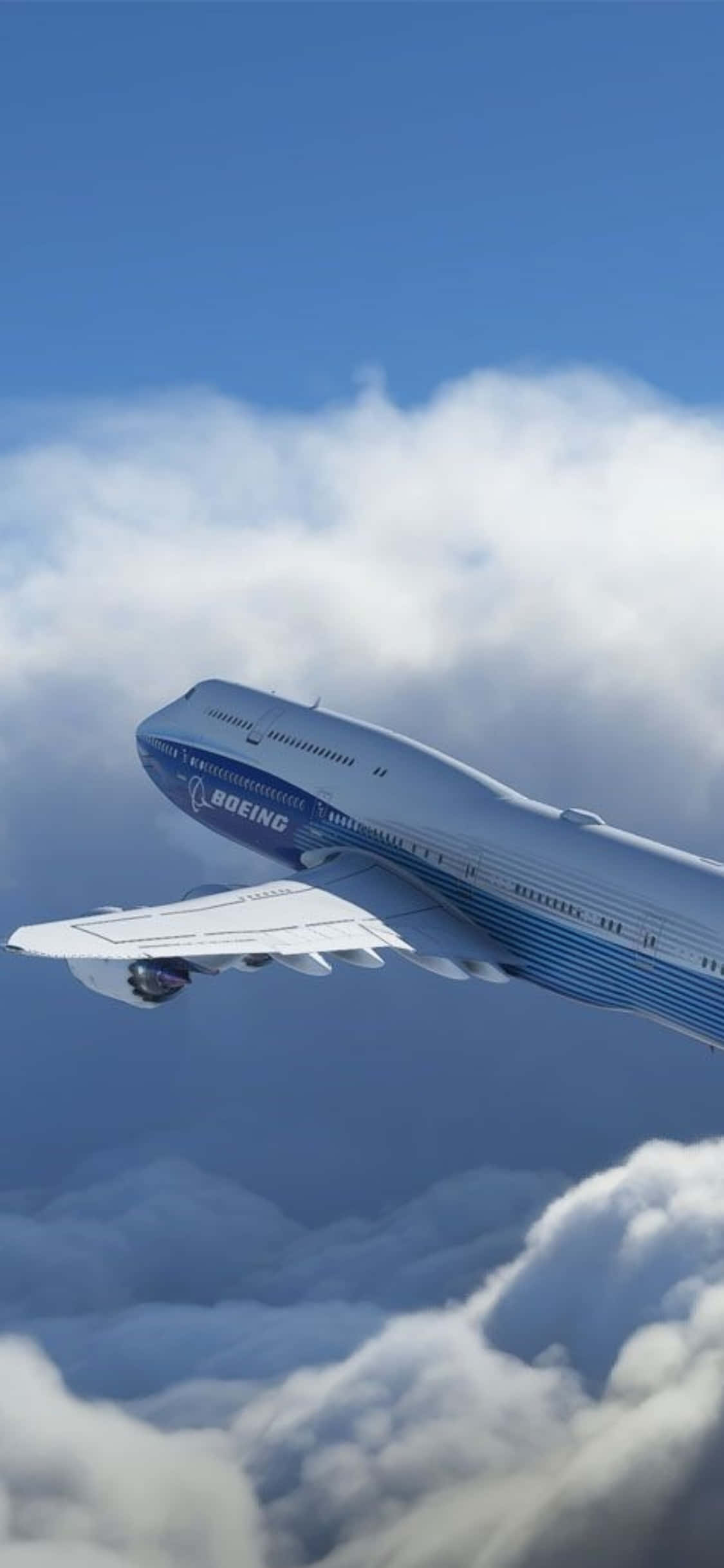 iPhone Xs와 Microsoft Flight Simulator로 가상으로 하늘을 날아보세요 배경화면