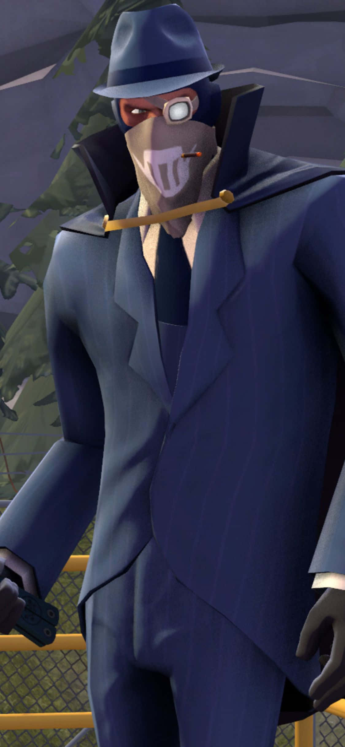 iPhone XS Team Fortress 2 게임 캐릭터 Spy 배경화면