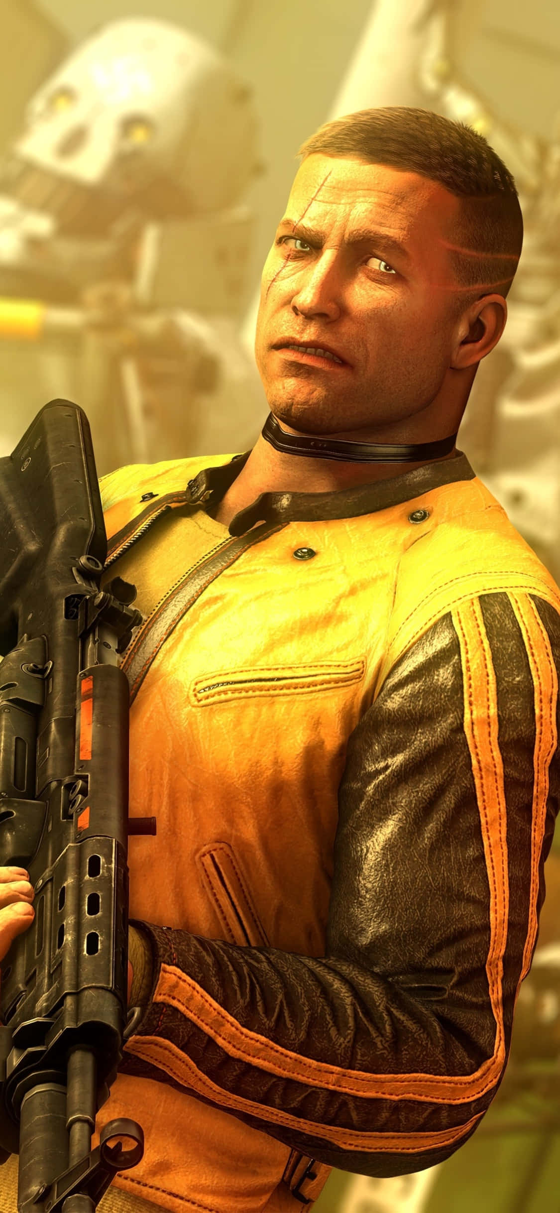 iPhone Xs Wolfenstein Ii B.J. Blazkowicz 배경화면