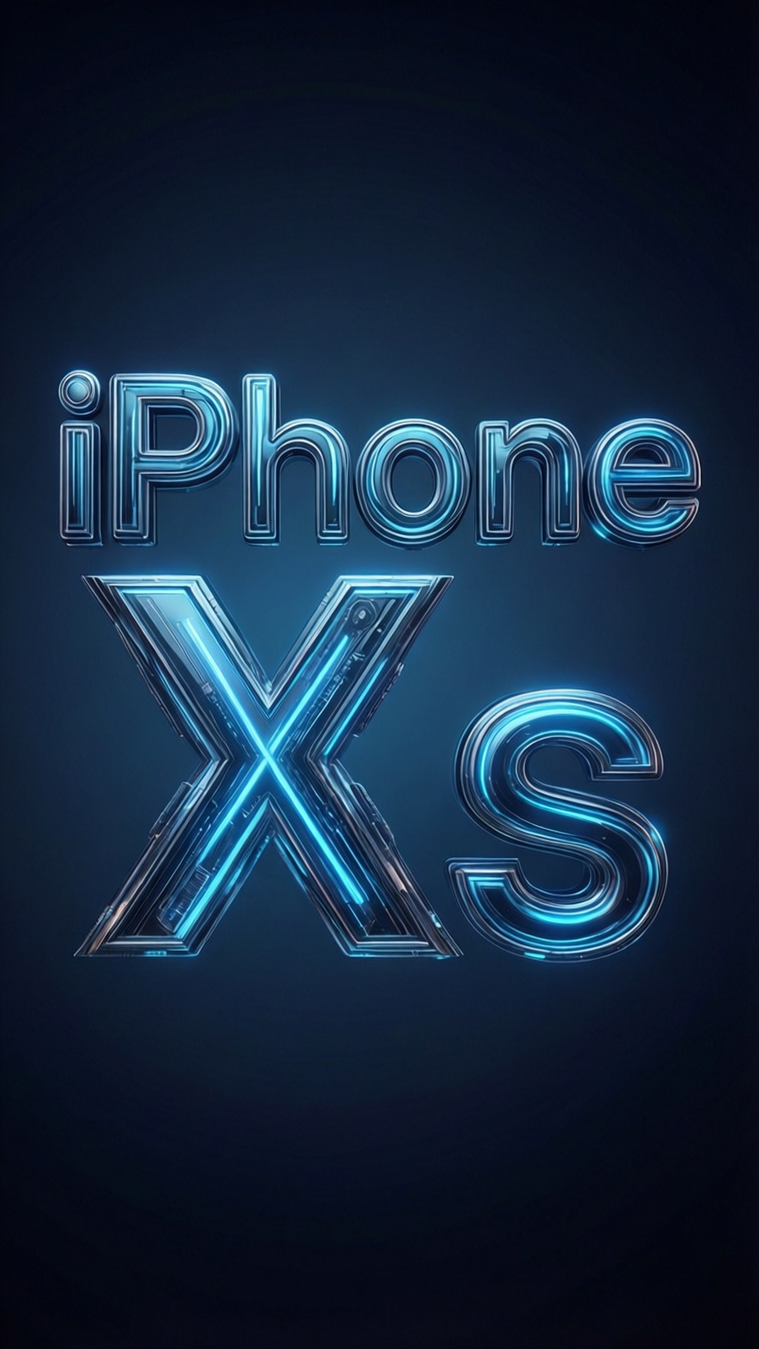 iPhone Xs 타이포그래피 배경화면