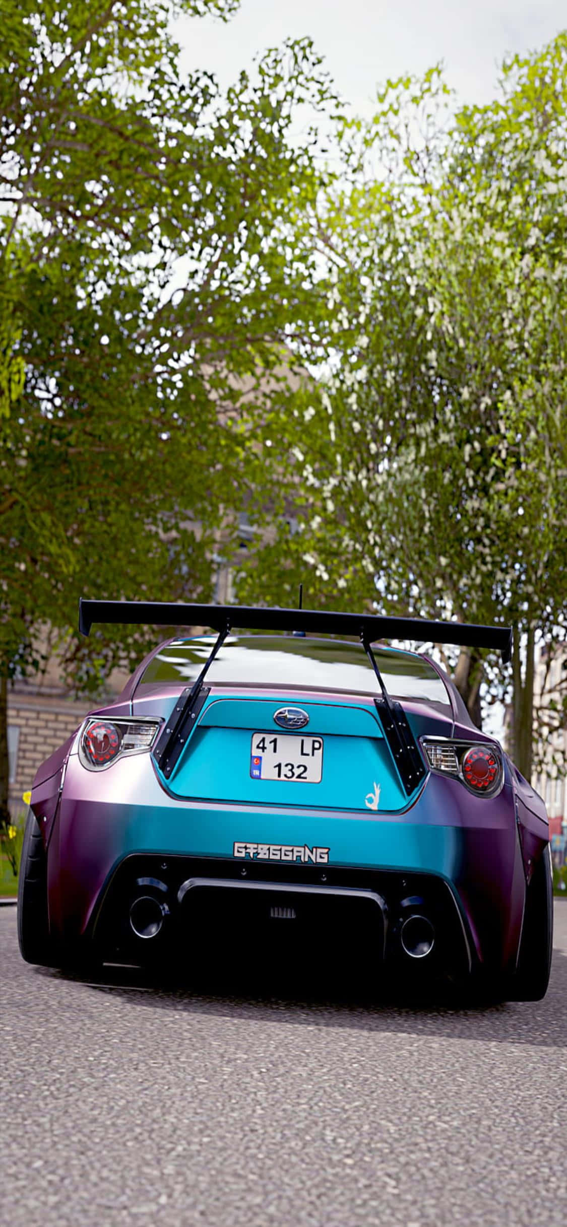 iPhone XS 화면에서 펼쳐지는 아드레날린이 솟구치는 레이스 - Forza Horizon 4 배경화면