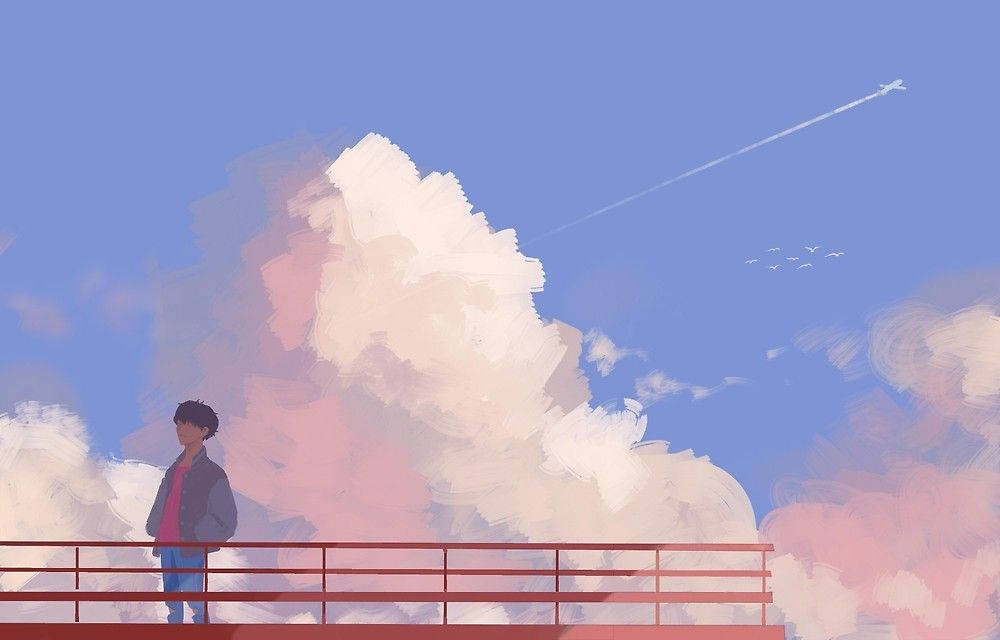 J-Hope Airplane 기반 아트워크 배경화면