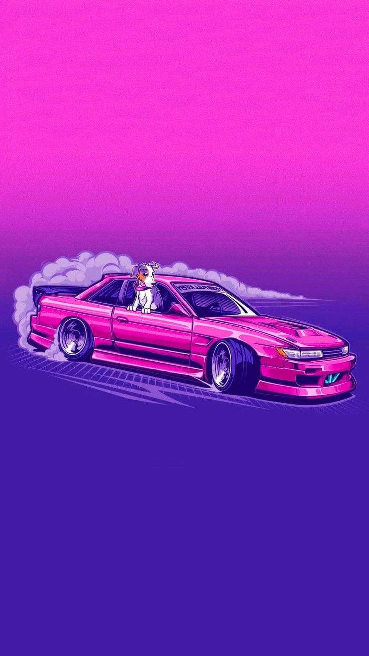 신스웨이브 JDM 감성 아트 배경화면