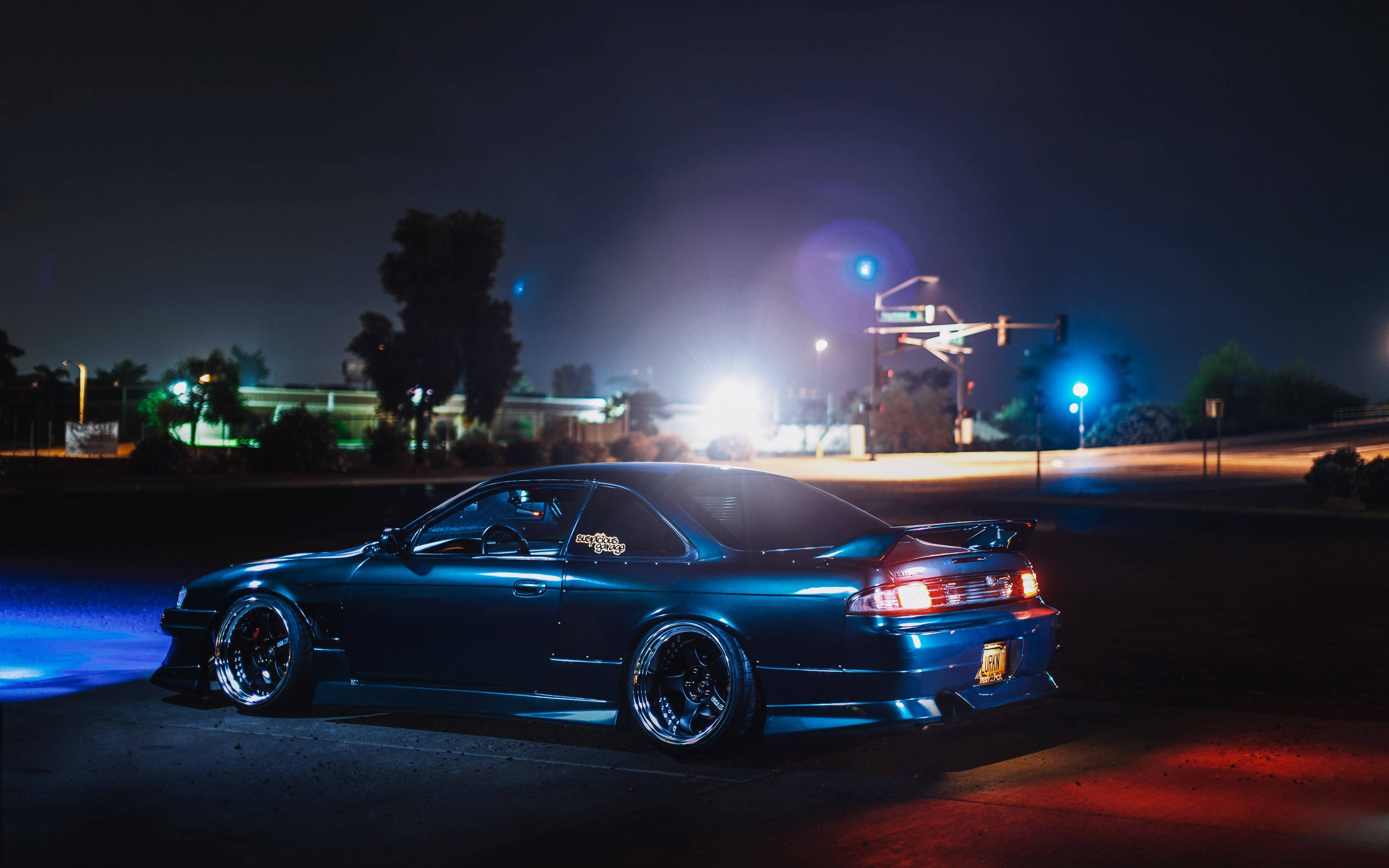 JDM 자동차 야간 주행 배경화면