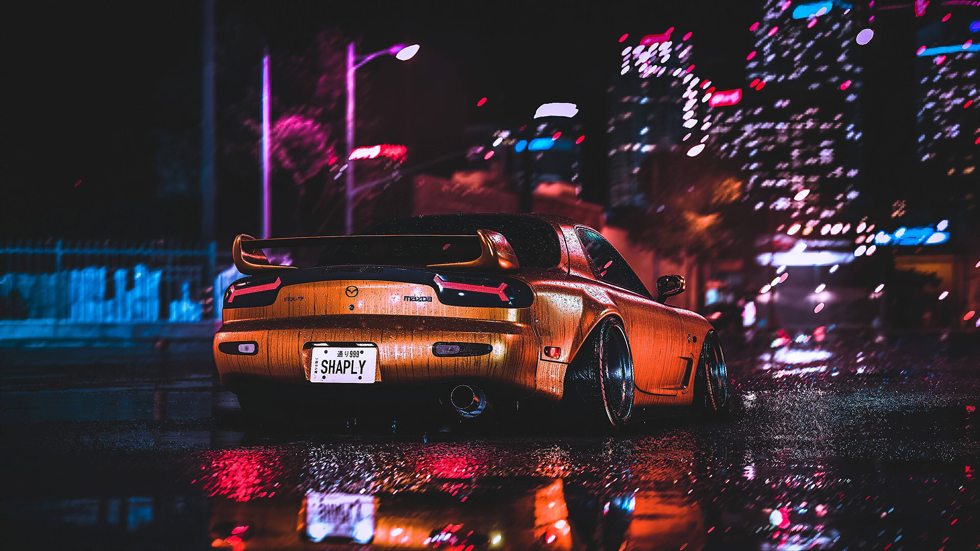 JDM 감성 마쯔다 RX-7 배경화면