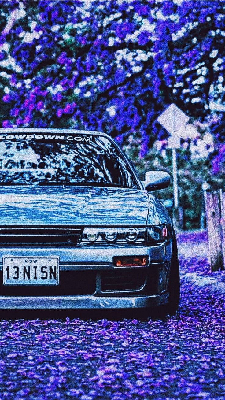 JDM 감성과 벚꽃 배경화면