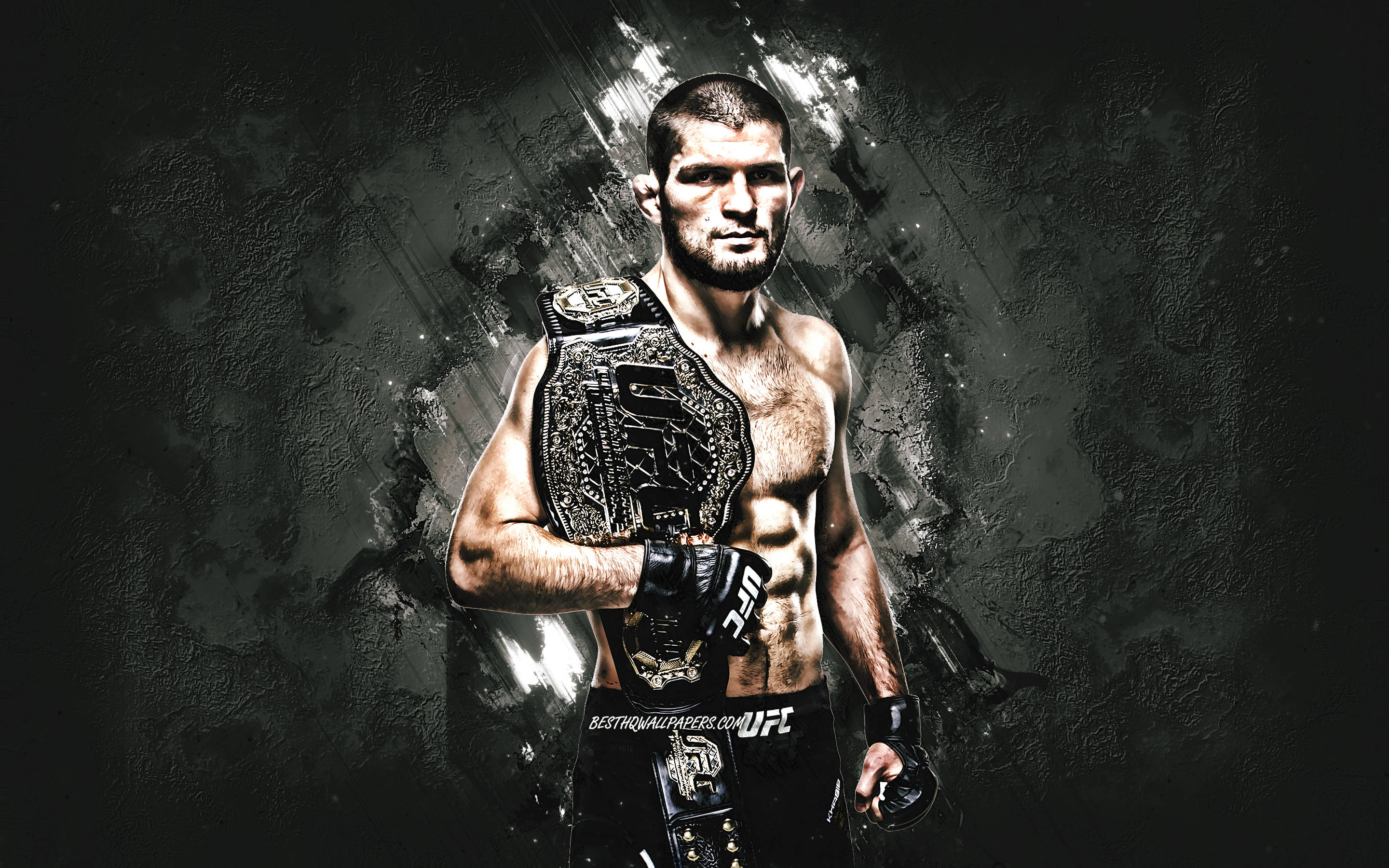 Khabib Nurmagomedov 다크 에스테틱 배경화면