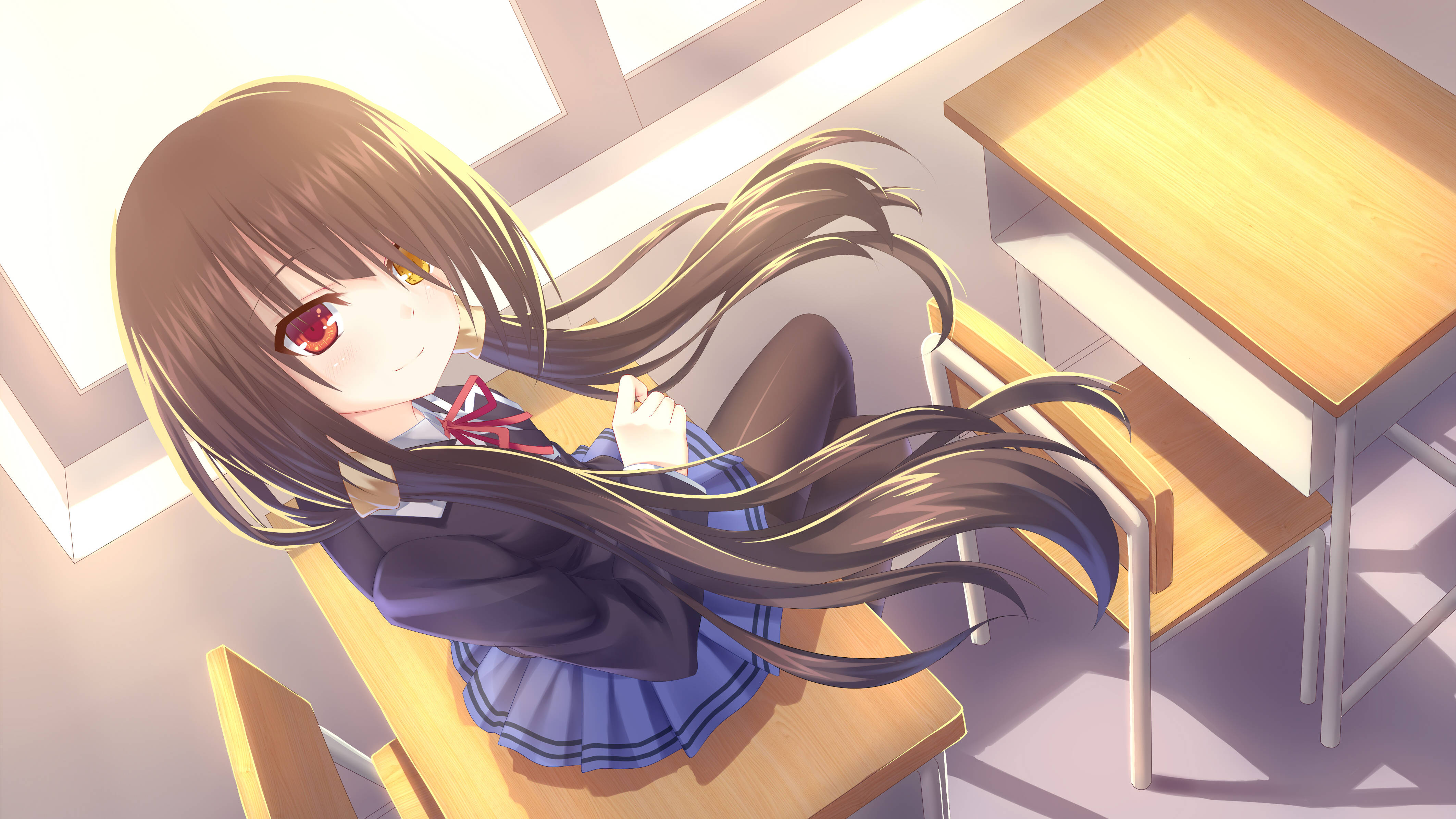 Kurumi Date A Live 애니메이션 4K 배경화면