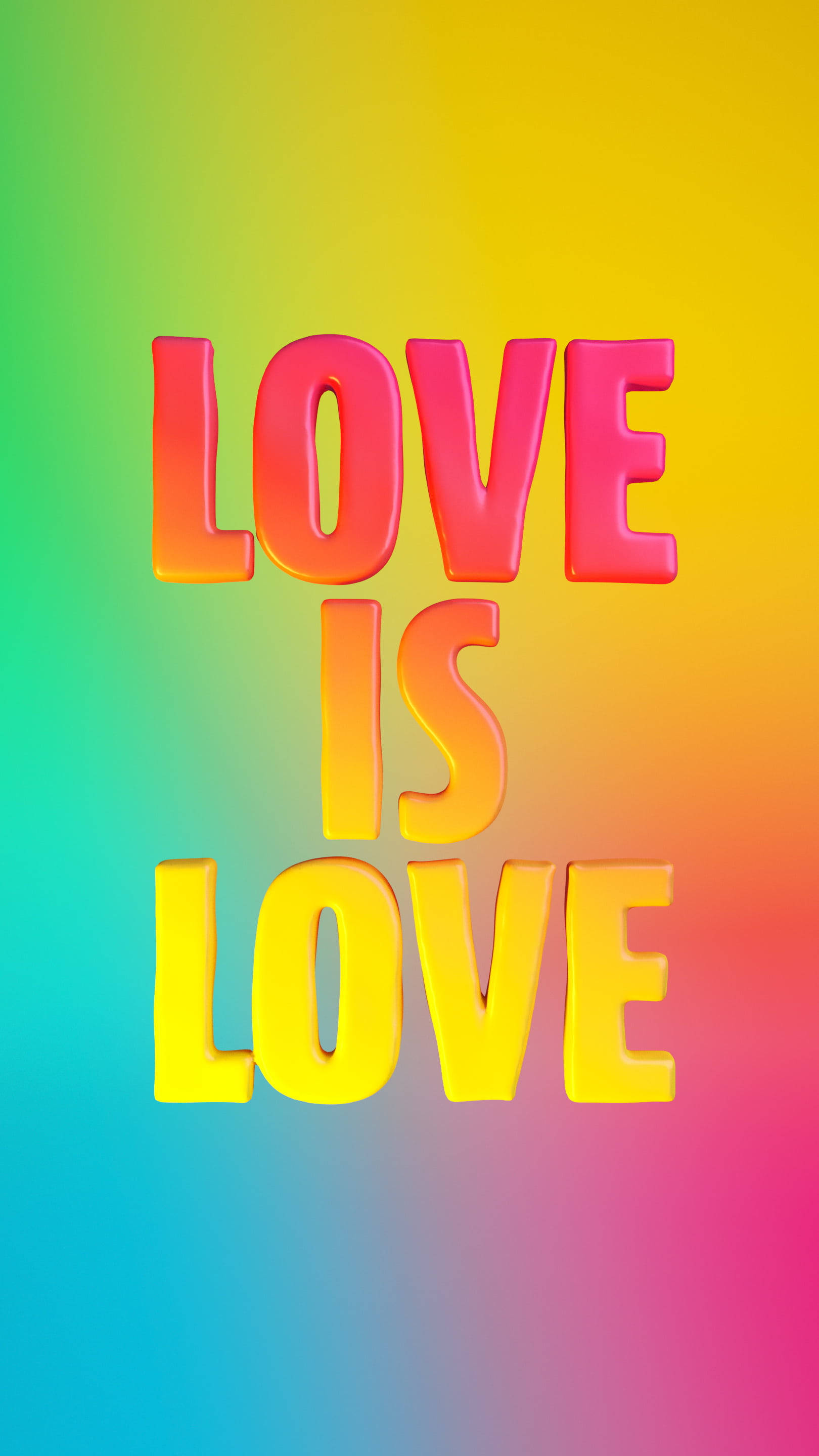 사랑은 사랑이다 LGBT 폰 배경화면