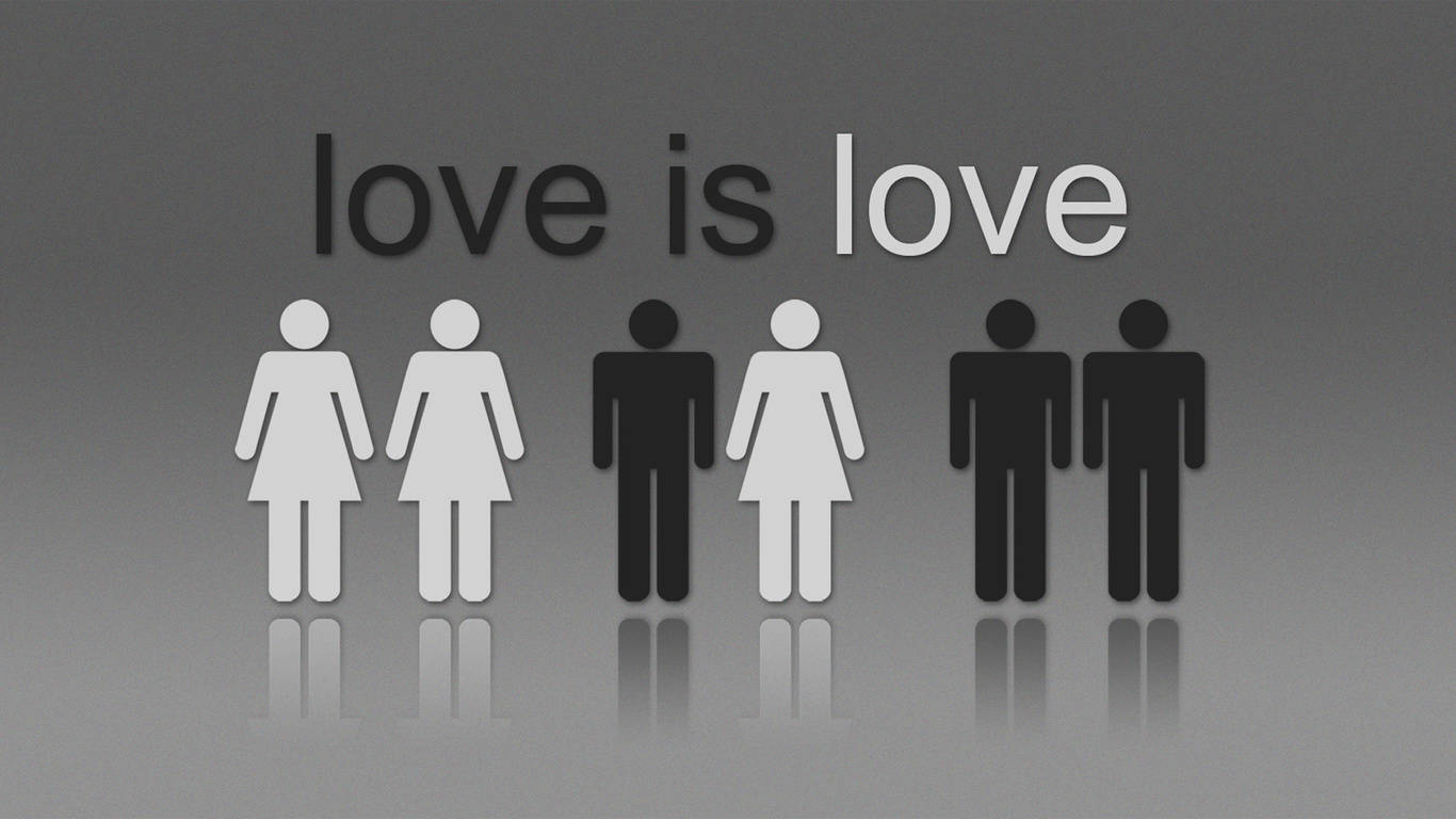 사랑은 사랑이다 LGBTQ 심볼 배경화면
