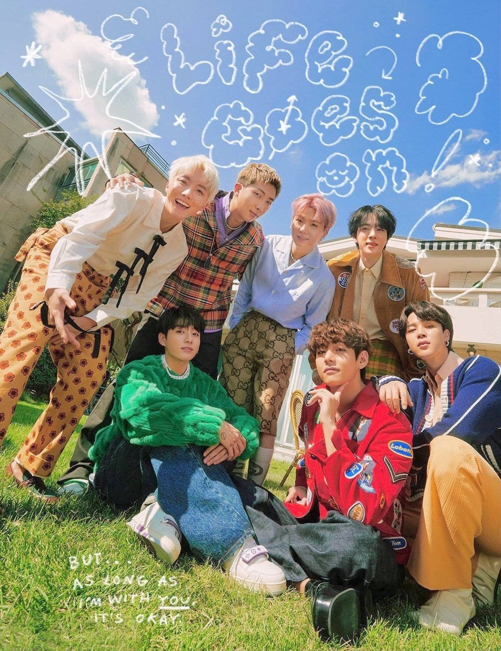 방탄소년단 Life Goes On 배경화면