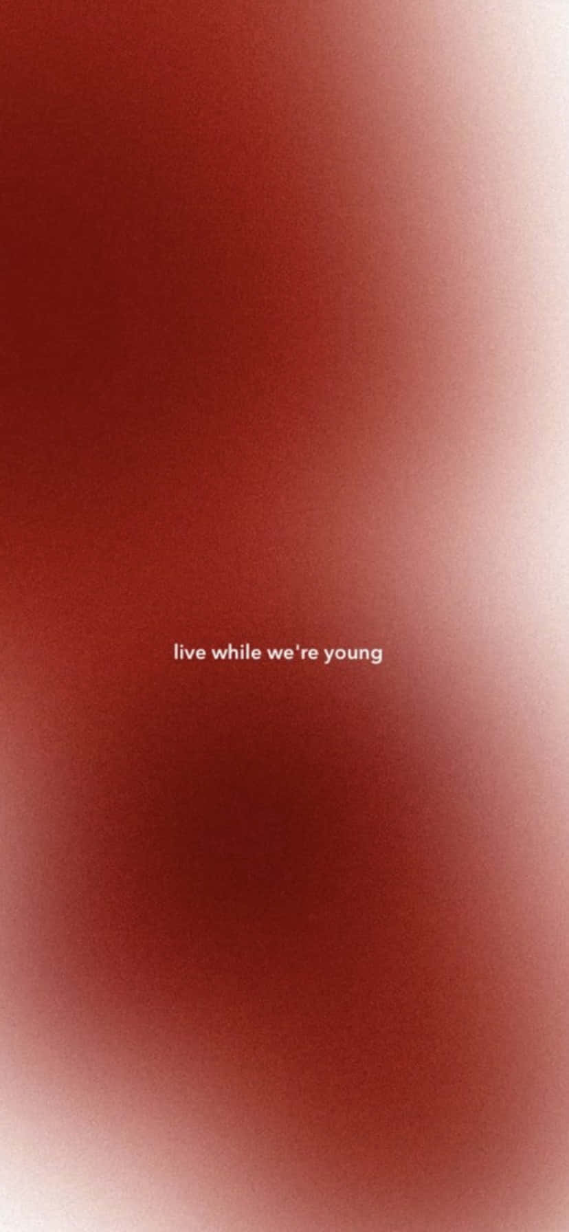 Live While We're Young 미적 레드 배경 배경화면