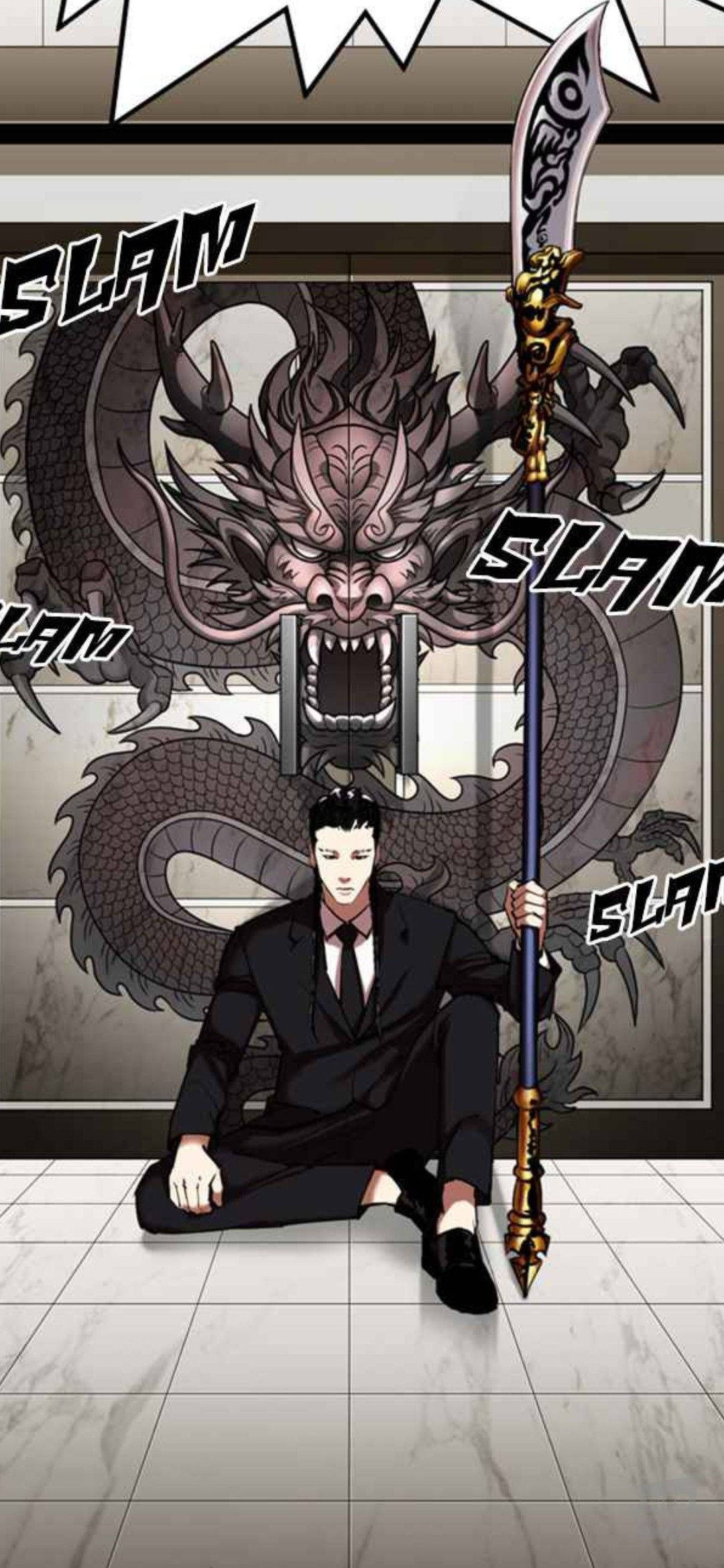 Lookism 무기를 든 샤오롱 배경화면