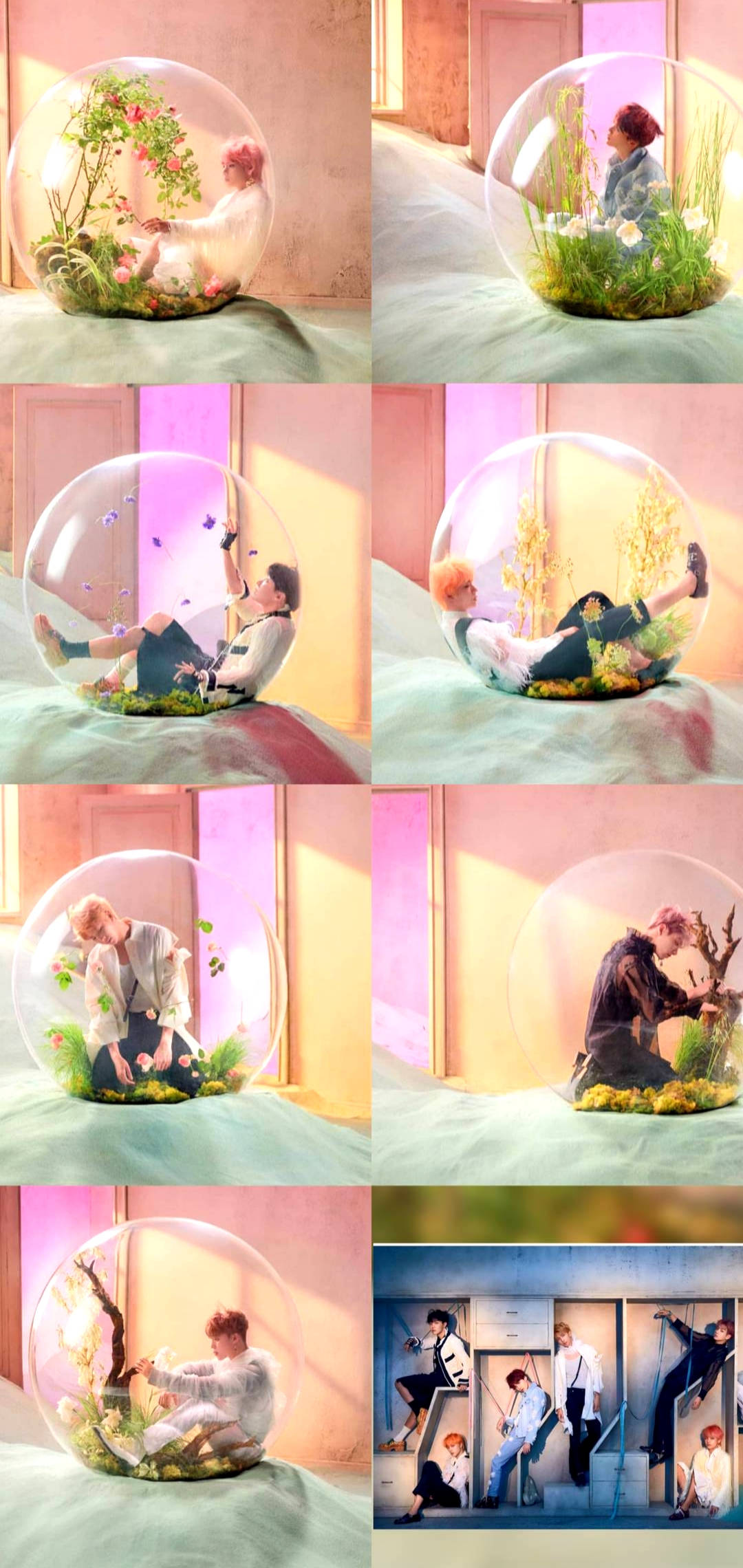 방탄소년단 잠금화면 Love Yourself: Answer 배경화면