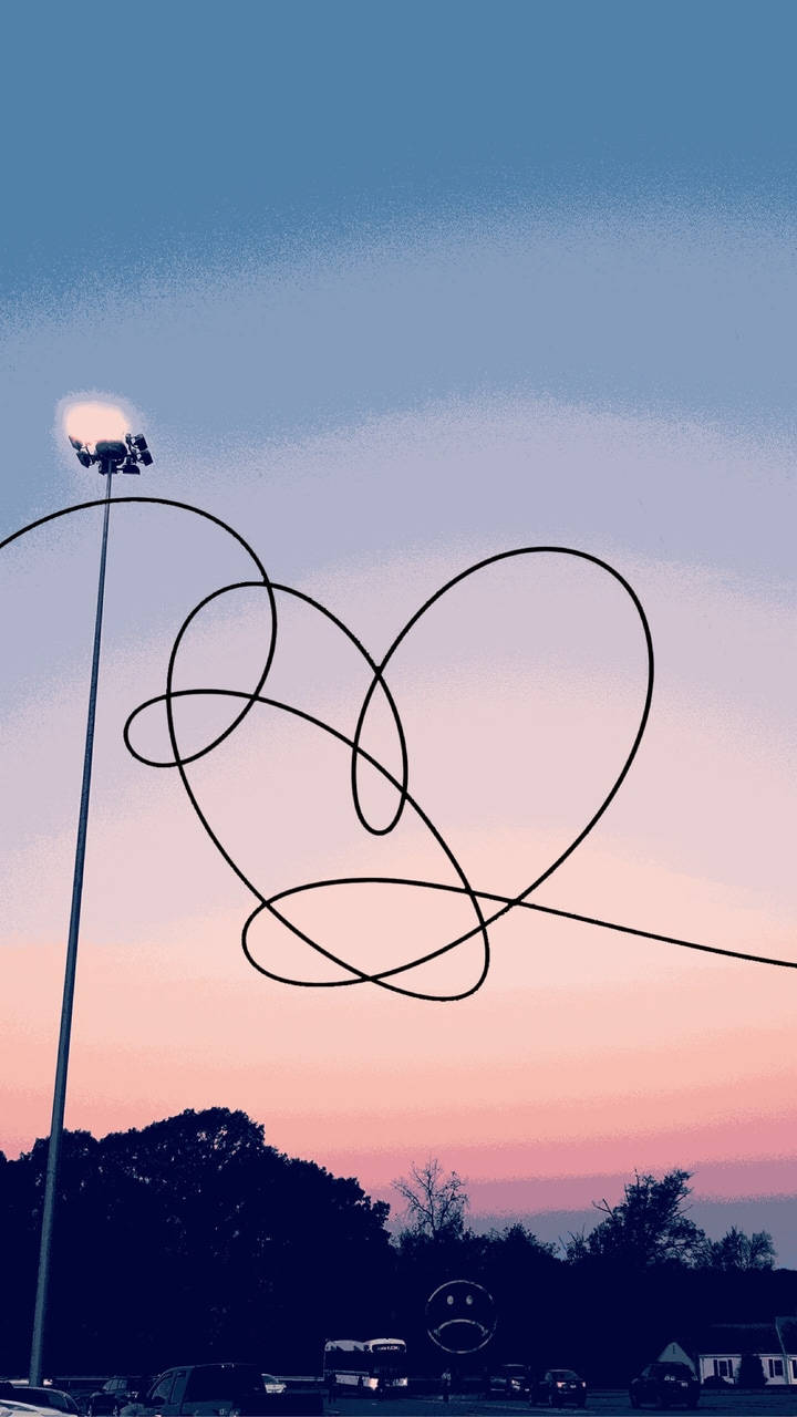 Love Yourself 로고 BTS 감성 배경화면