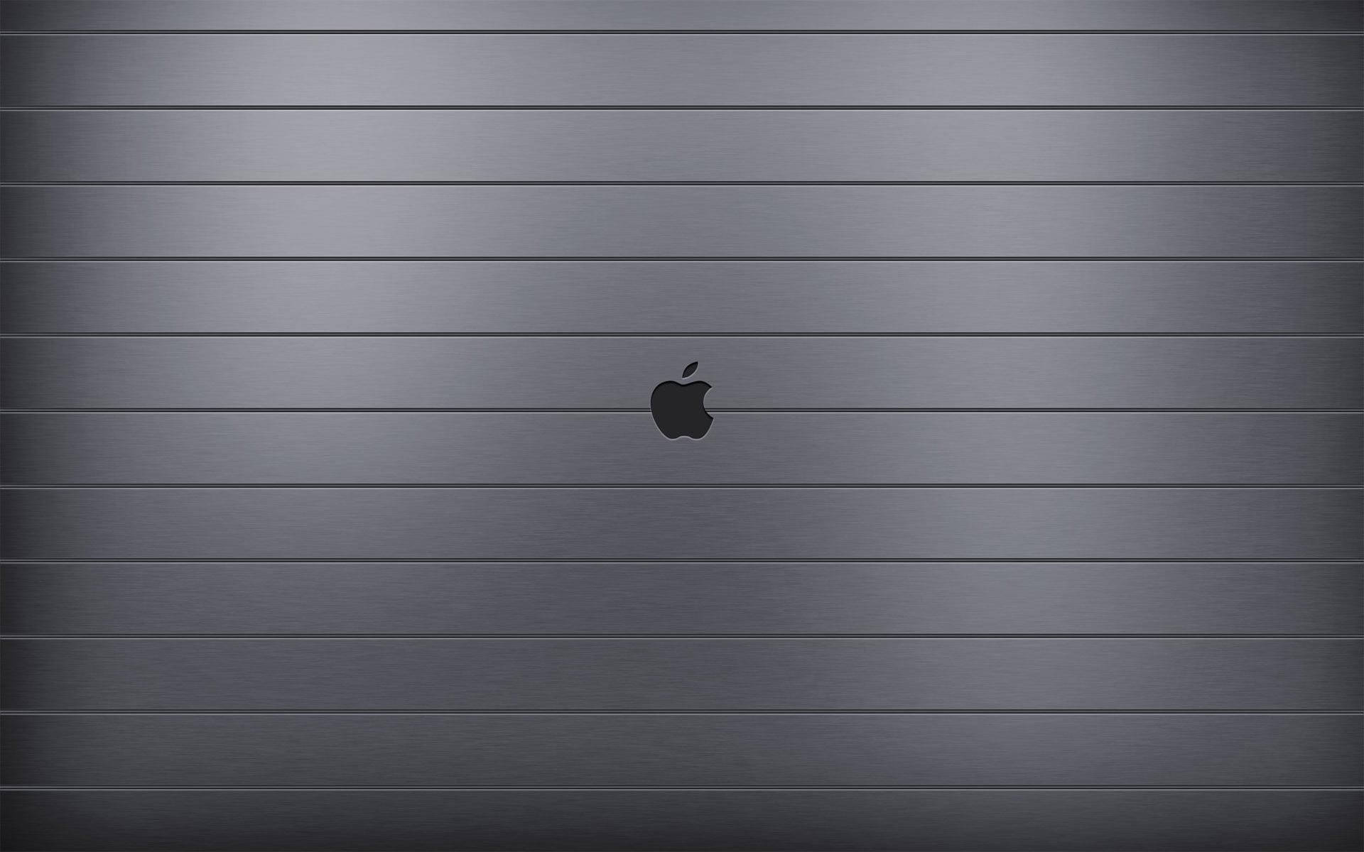 MacBook Air 메탈릭 로고 배경화면