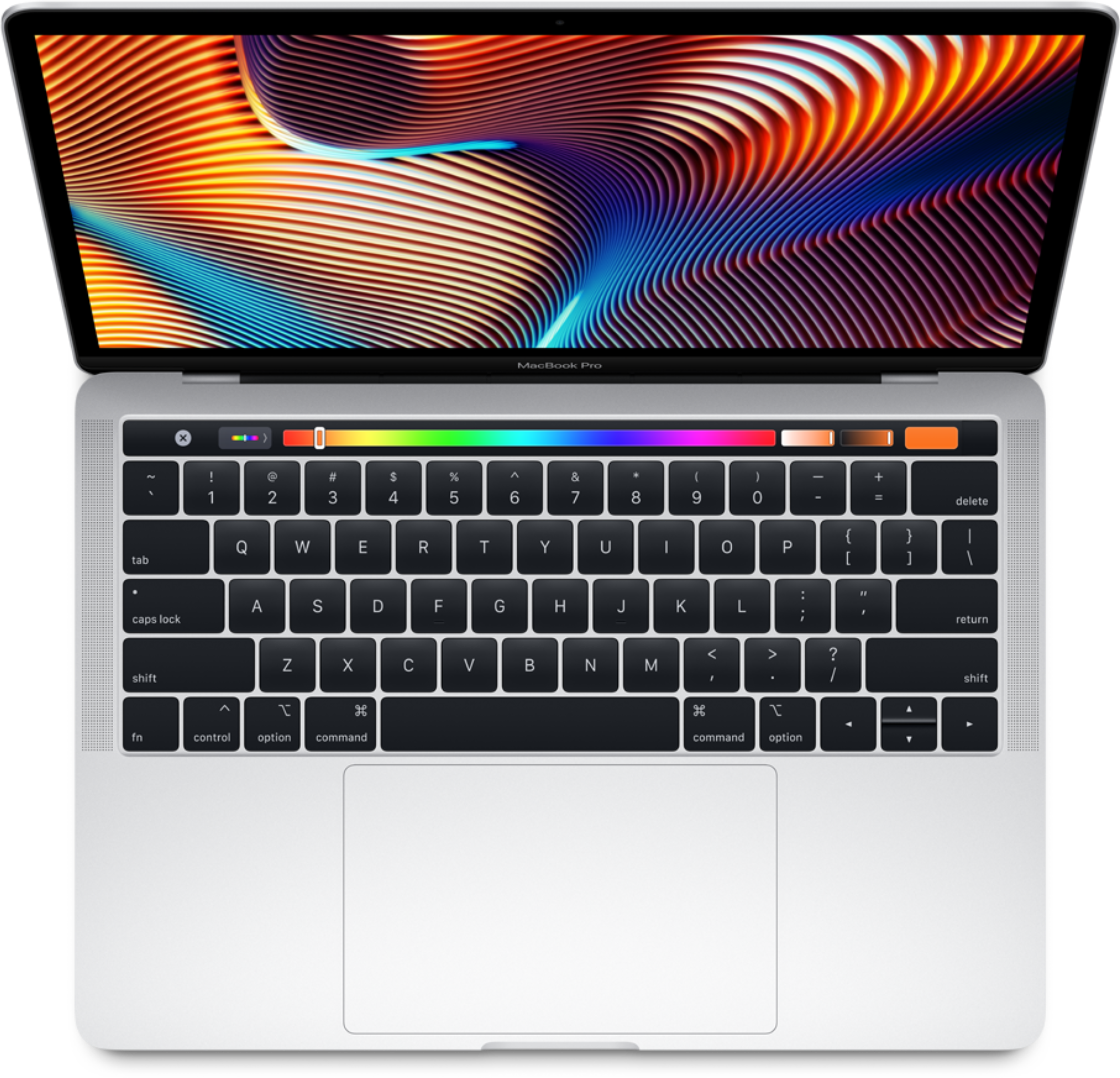 MacBook Pro 터치바 상단 뷰 배경화면