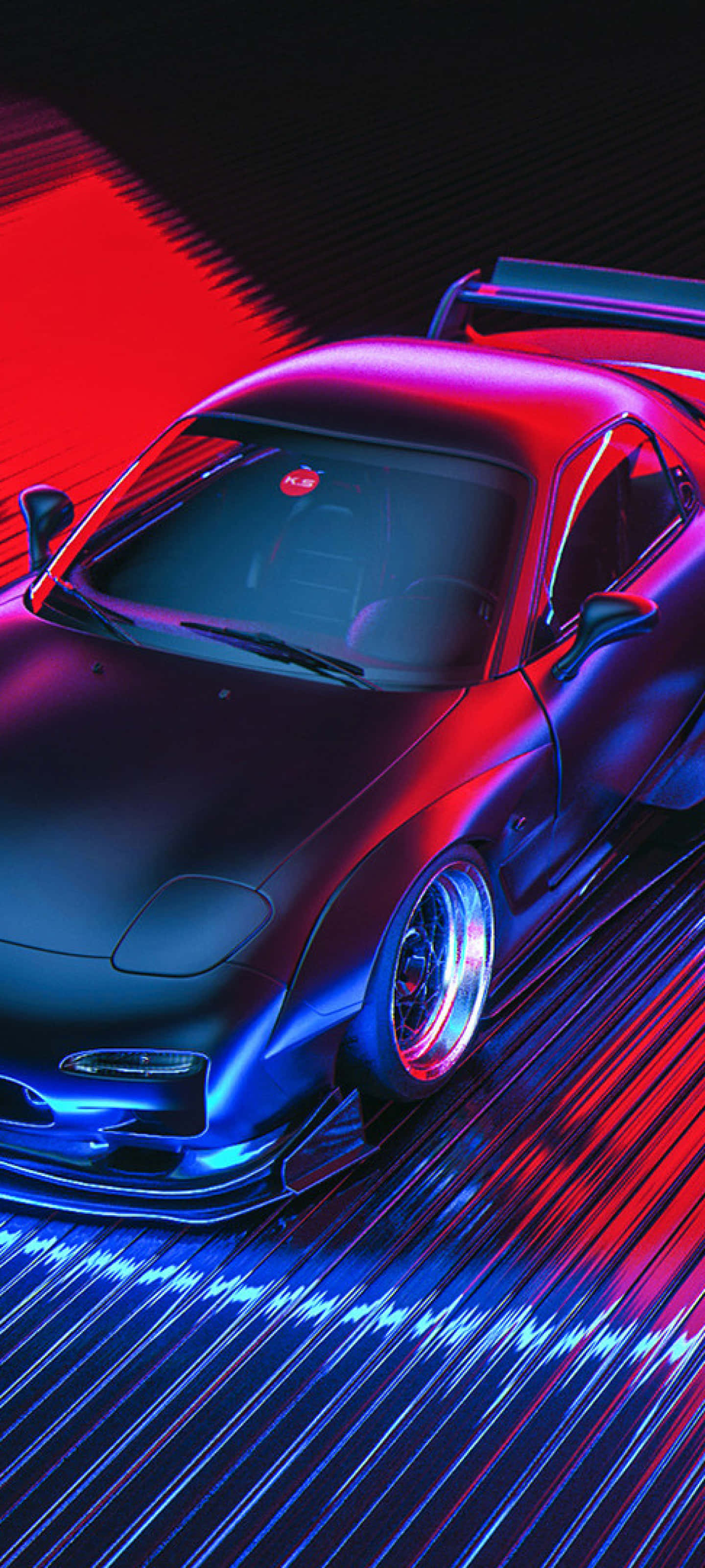 Mazda RX-7 Pixel 3 Need For Speed Heat 배경화면