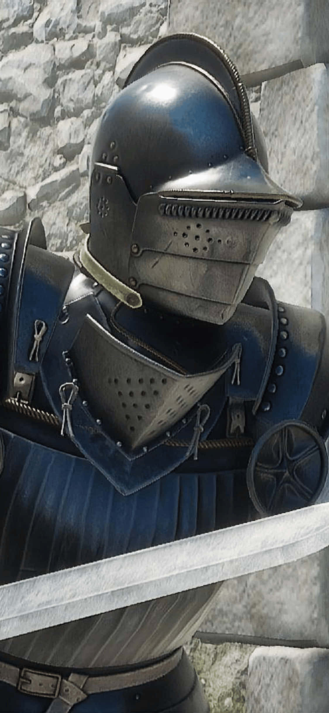 Metal Armor Warrior iPhone Xs Mordhau 배경화면