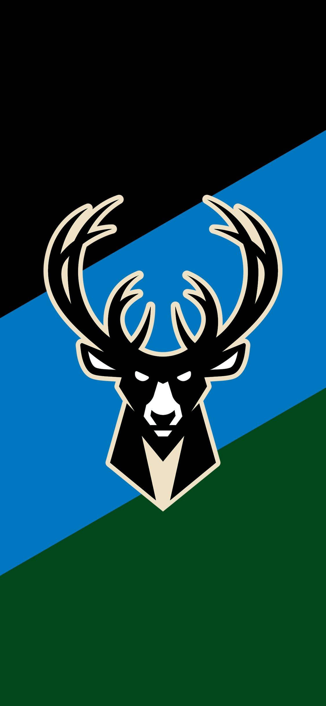 Milwaukee Bucks 검은색 로고 배경화면