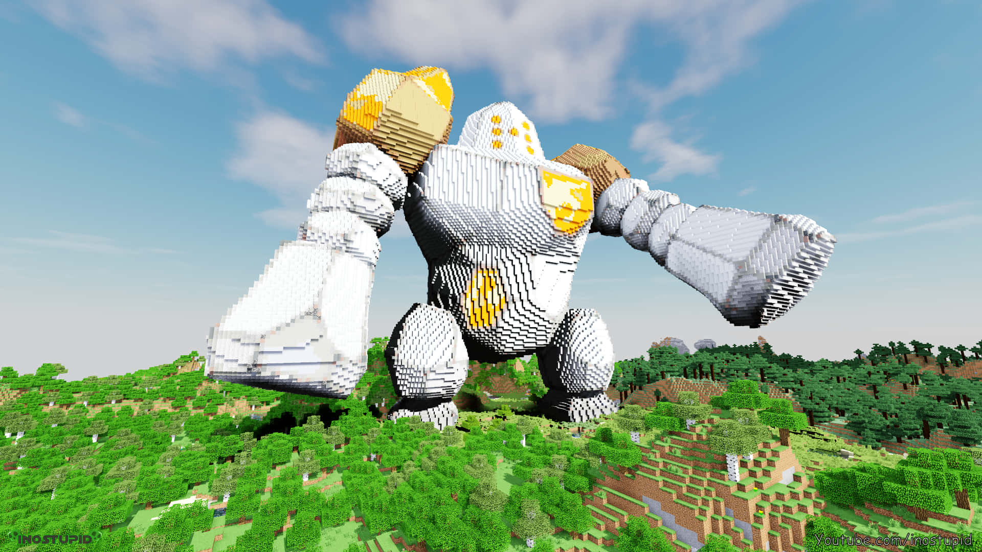 Minecraft로 만든 레지락 배경화면