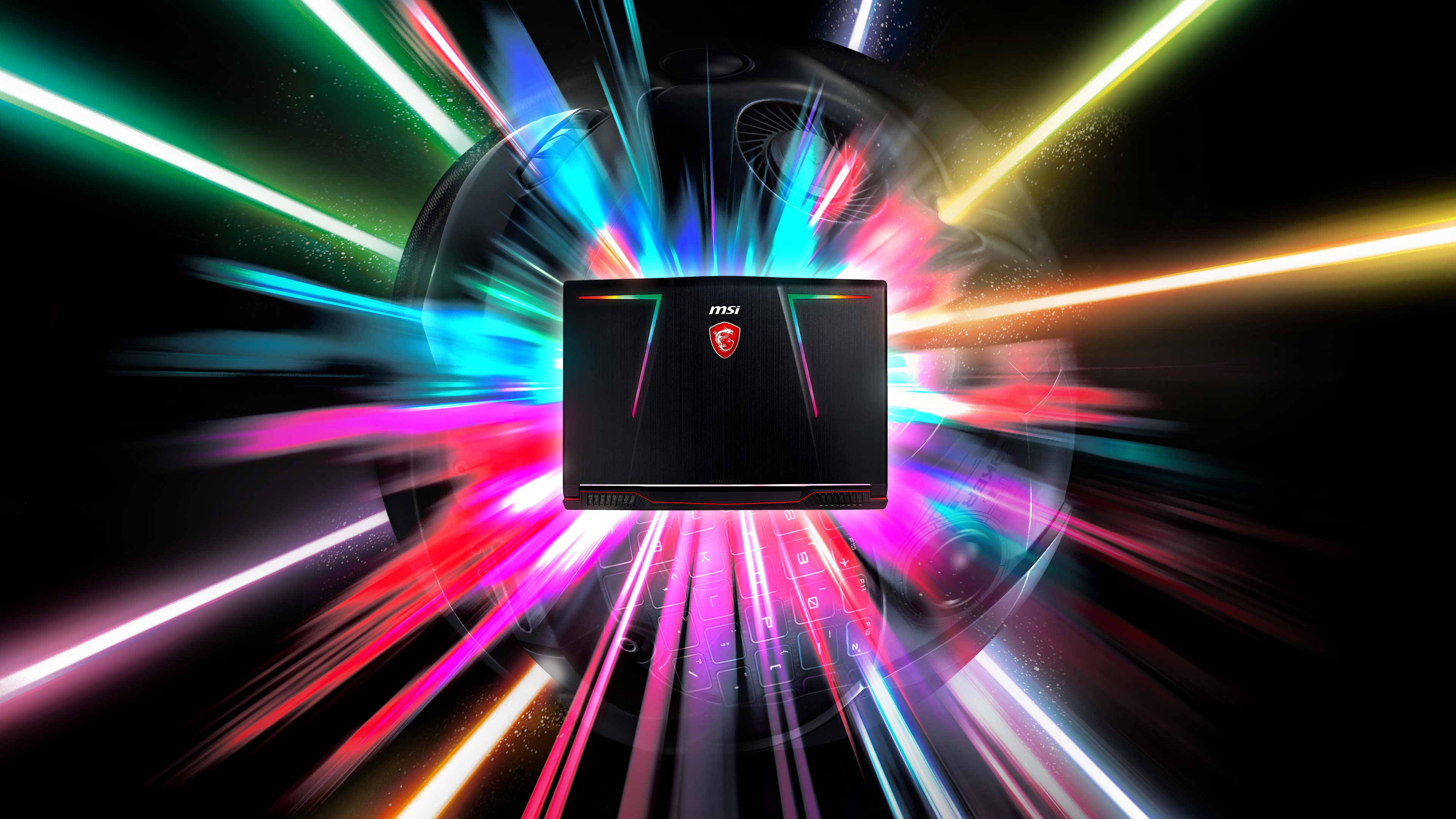 MSI 노트북 RGB 4K 배경화면