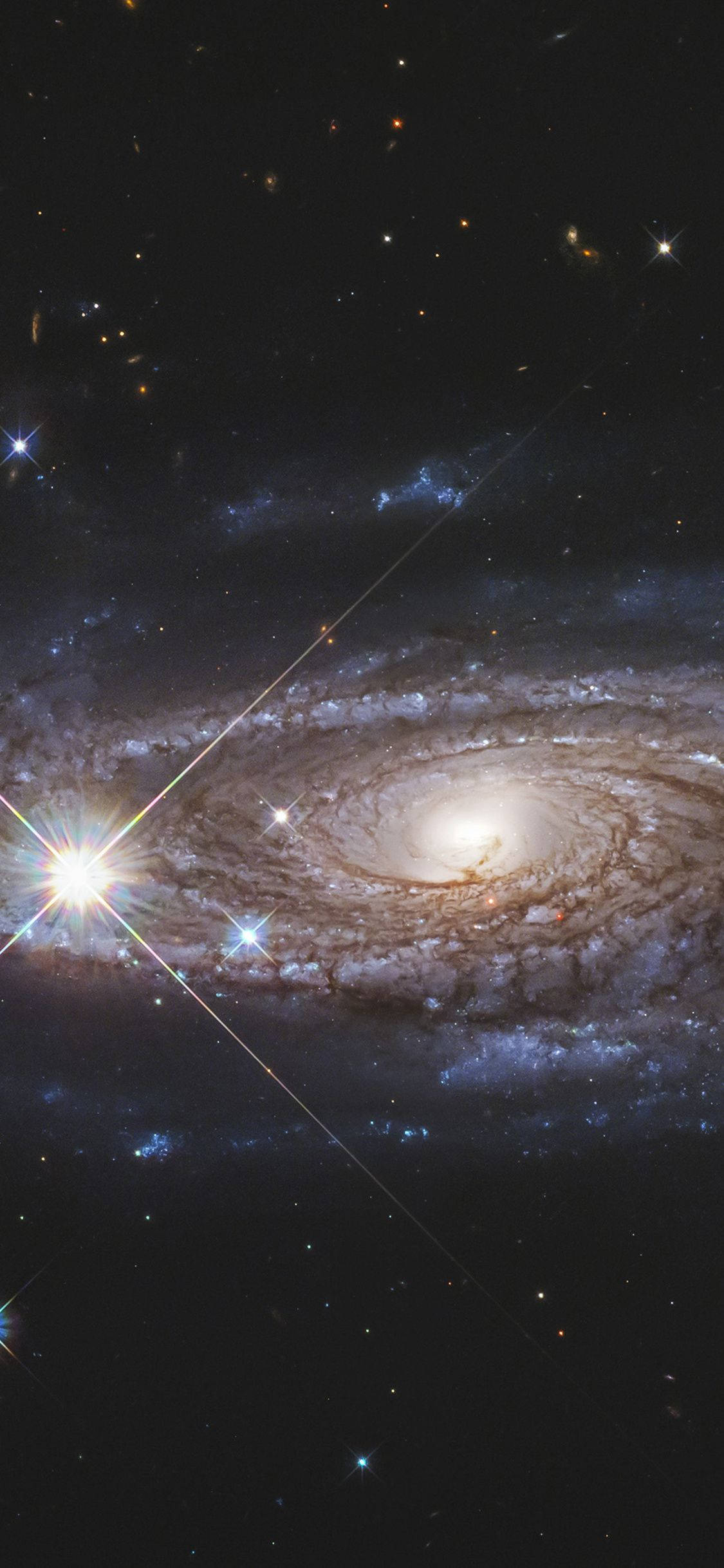 NASA 아이폰 반짝이는 은하 배경화면