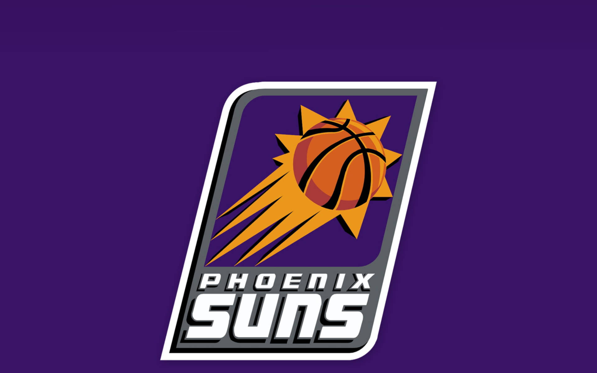 보라색 NBA 피닉스 선스 로고 배경화면