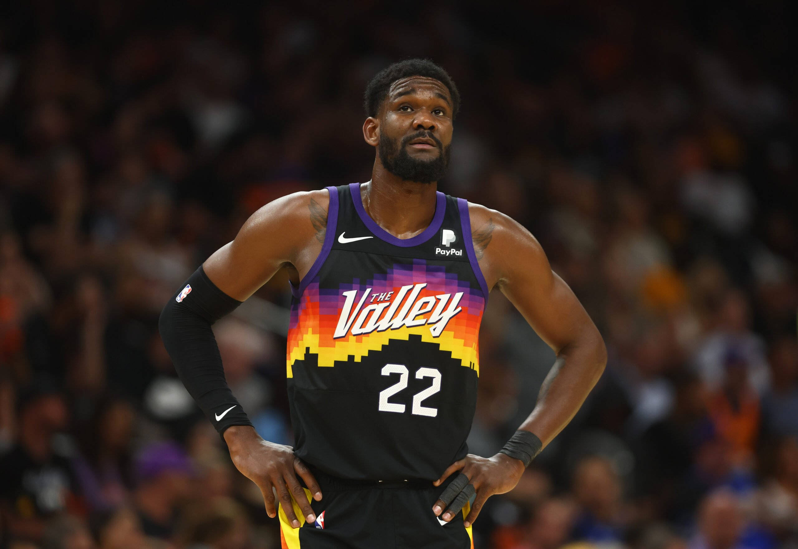 NBA 스타 22번 디안드레 에이튼 피닉스 선스 배경화면