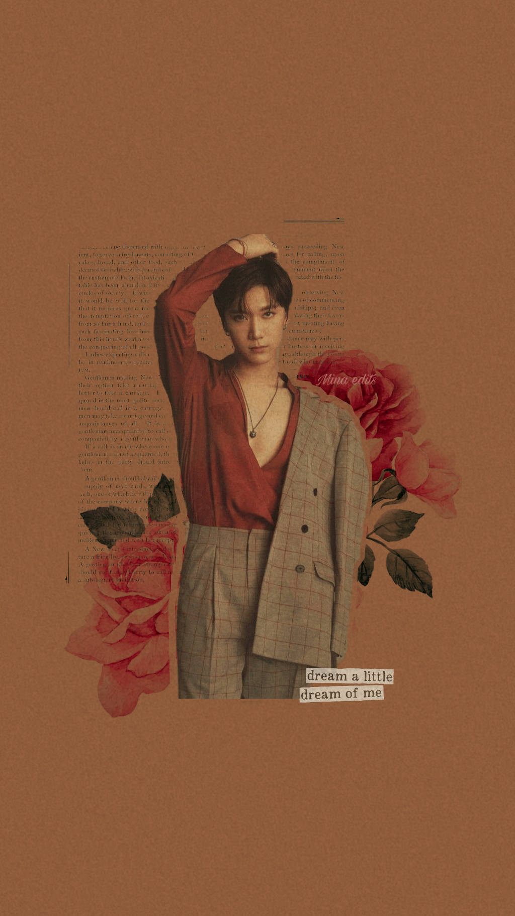 NCT 텐 베이지 감성 배경화면