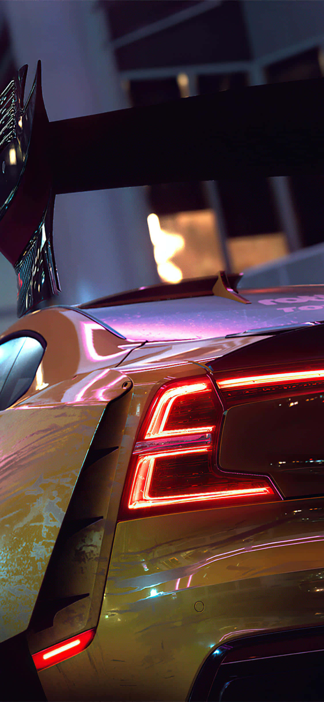 이미지: 'Need for Speed Heat'에서 팜 시티 거리 탐험 배경화면