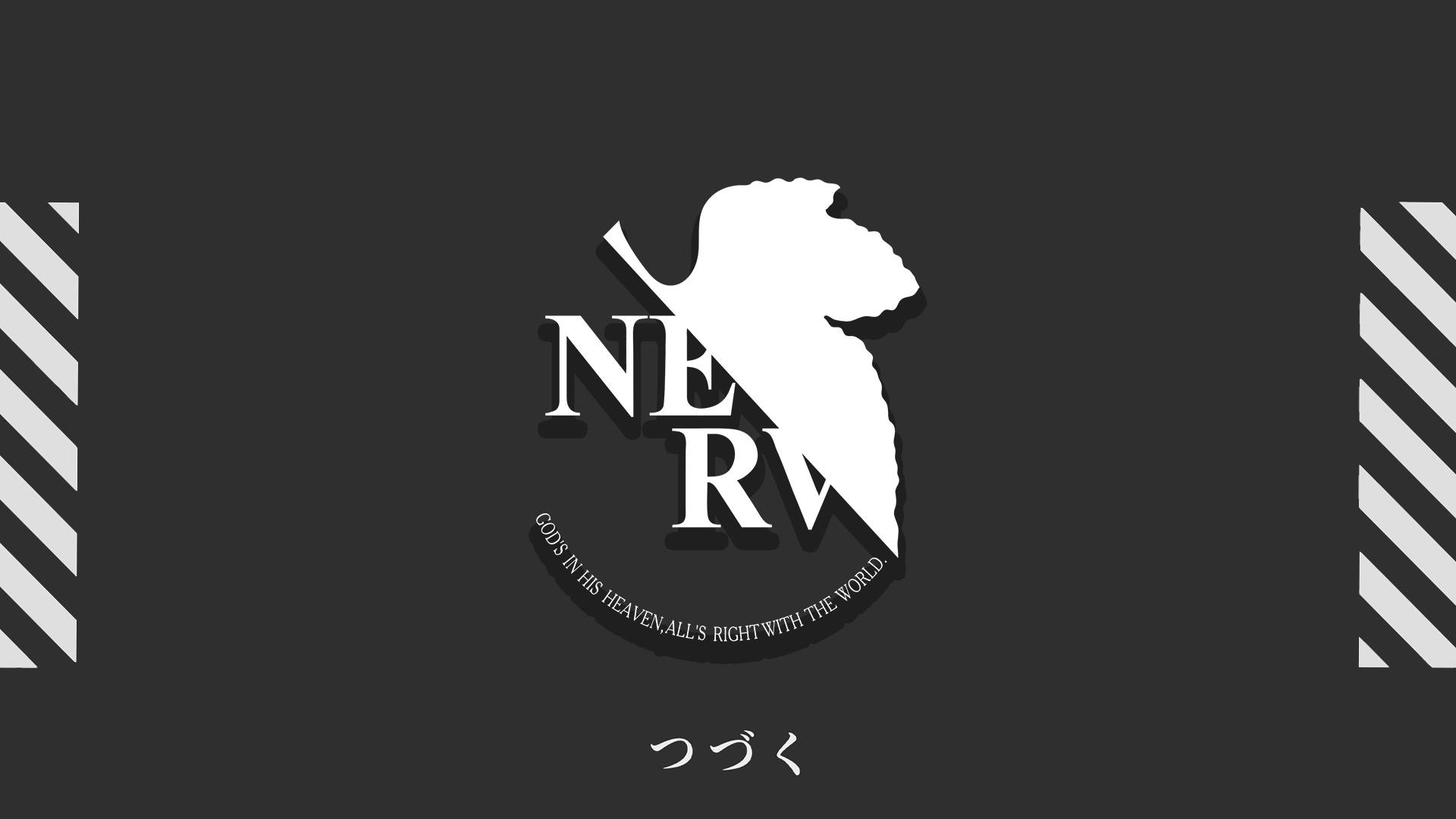 NERV 엠블럼 에반게리온 4K 배경화면