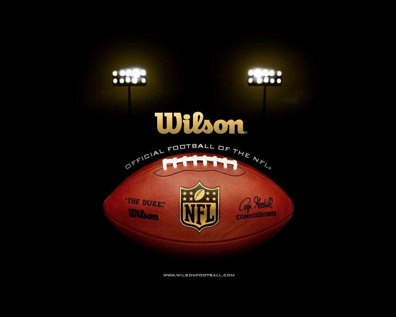 윌슨 공식 NFL 축구공 배경화면
