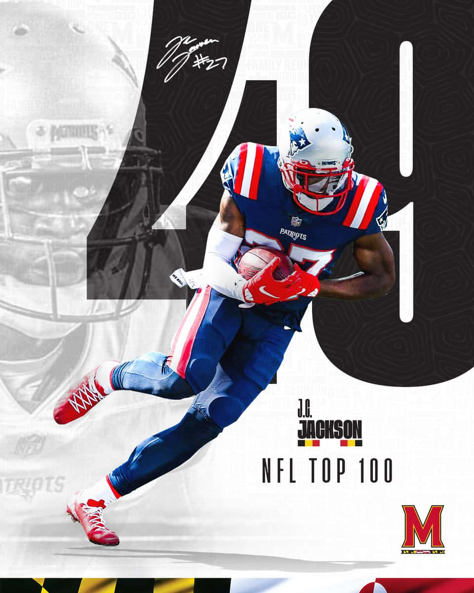 NFL Top 100 2021 랭킹 49위 풋볼 코너백 JC 잭슨 배경화면