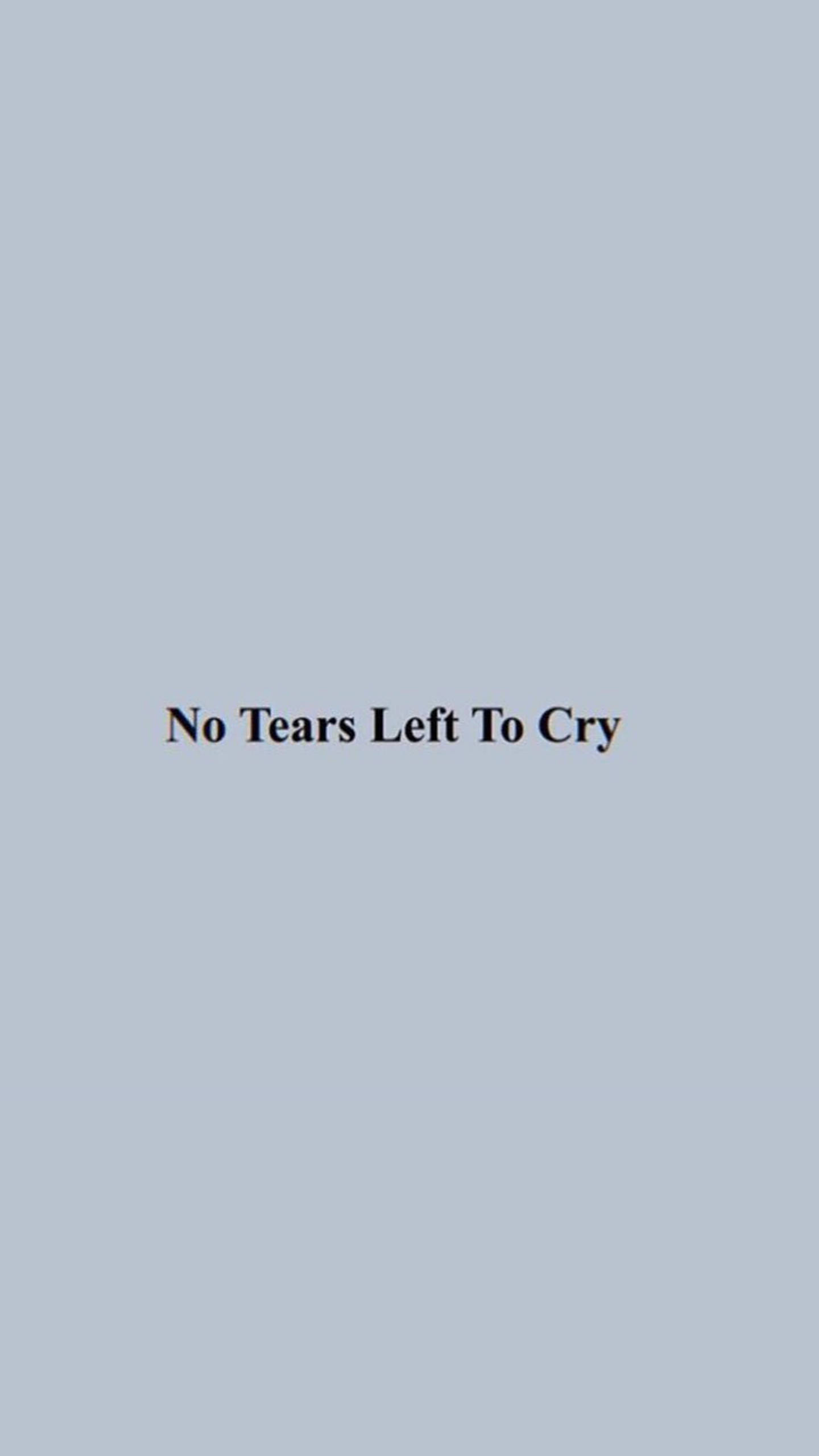 No Tears Left To Cry iPhone 감성 배경화면